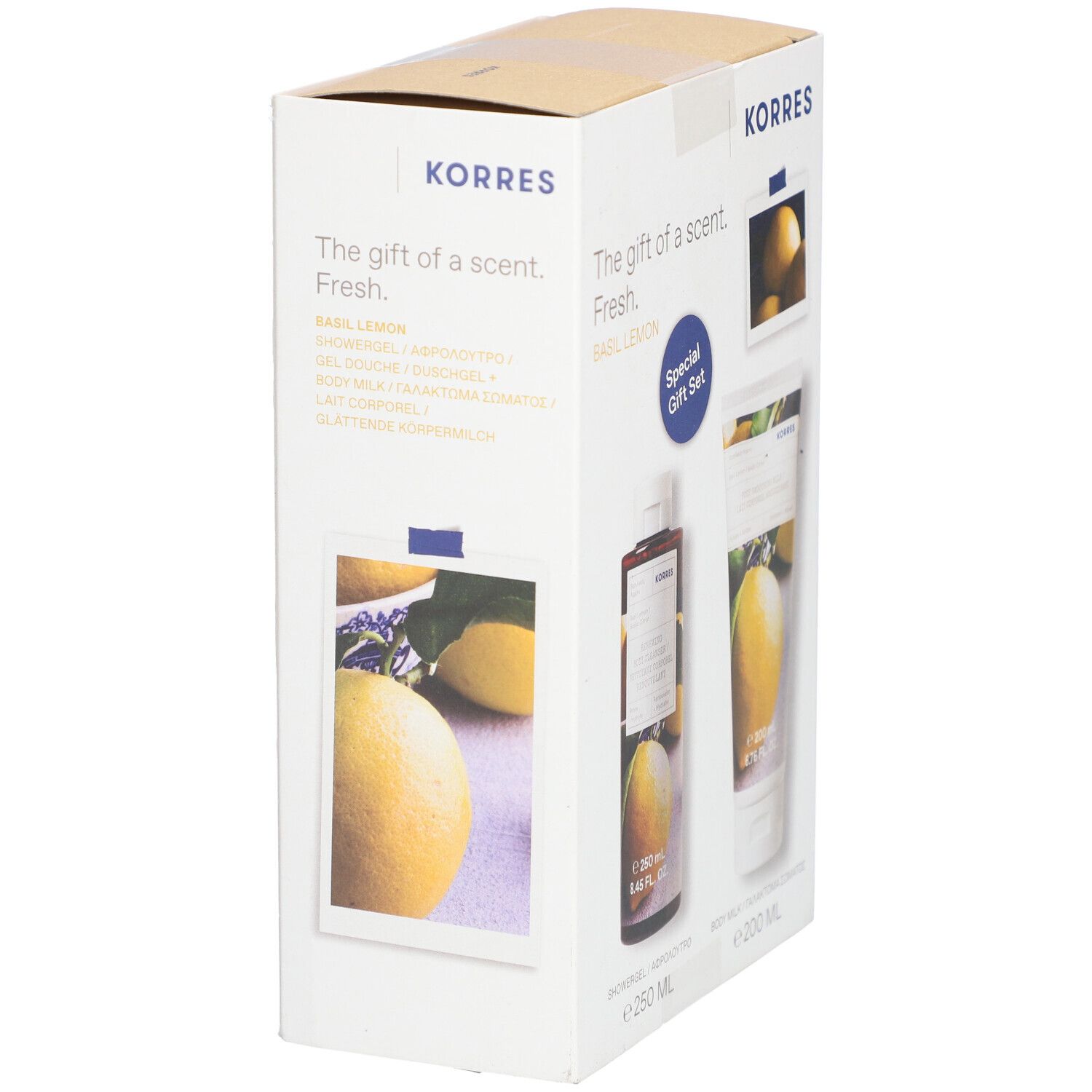 Korres Gel Douche Basilic Citron