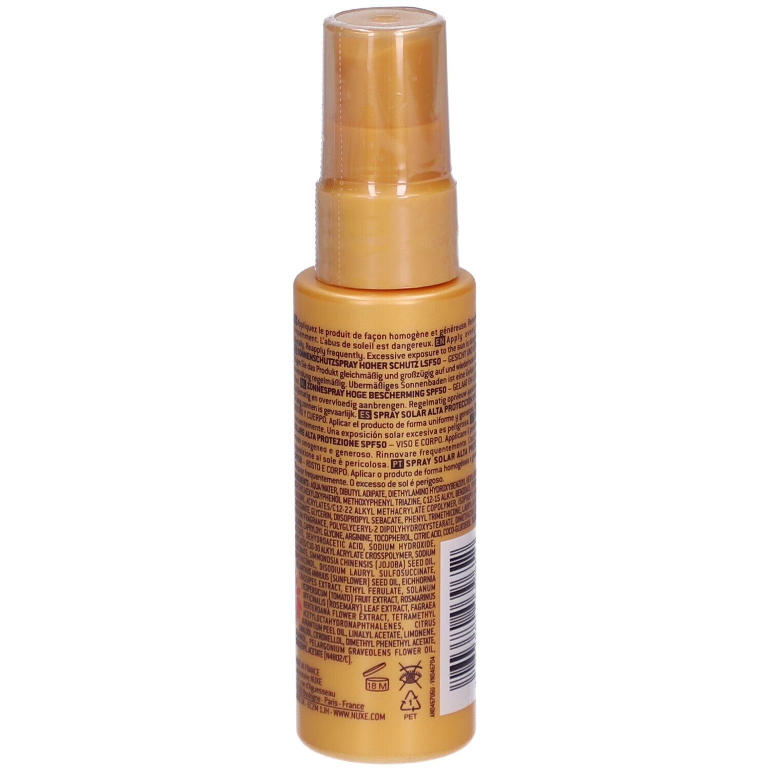 Nuxe Sun Spray Solaire Haute Protection SPF50