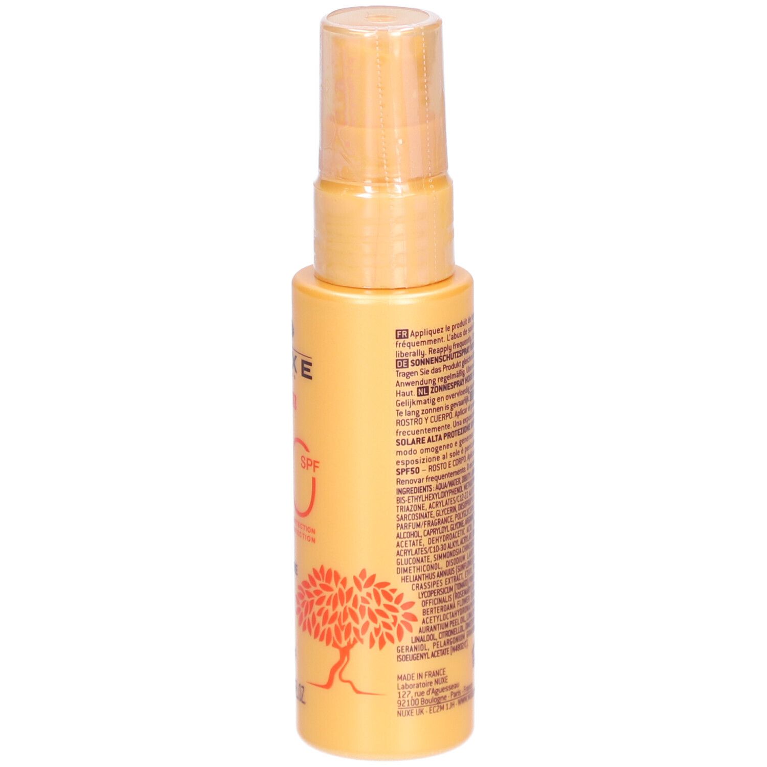 Nuxe Sun Spray Solaire Haute Protection SPF50