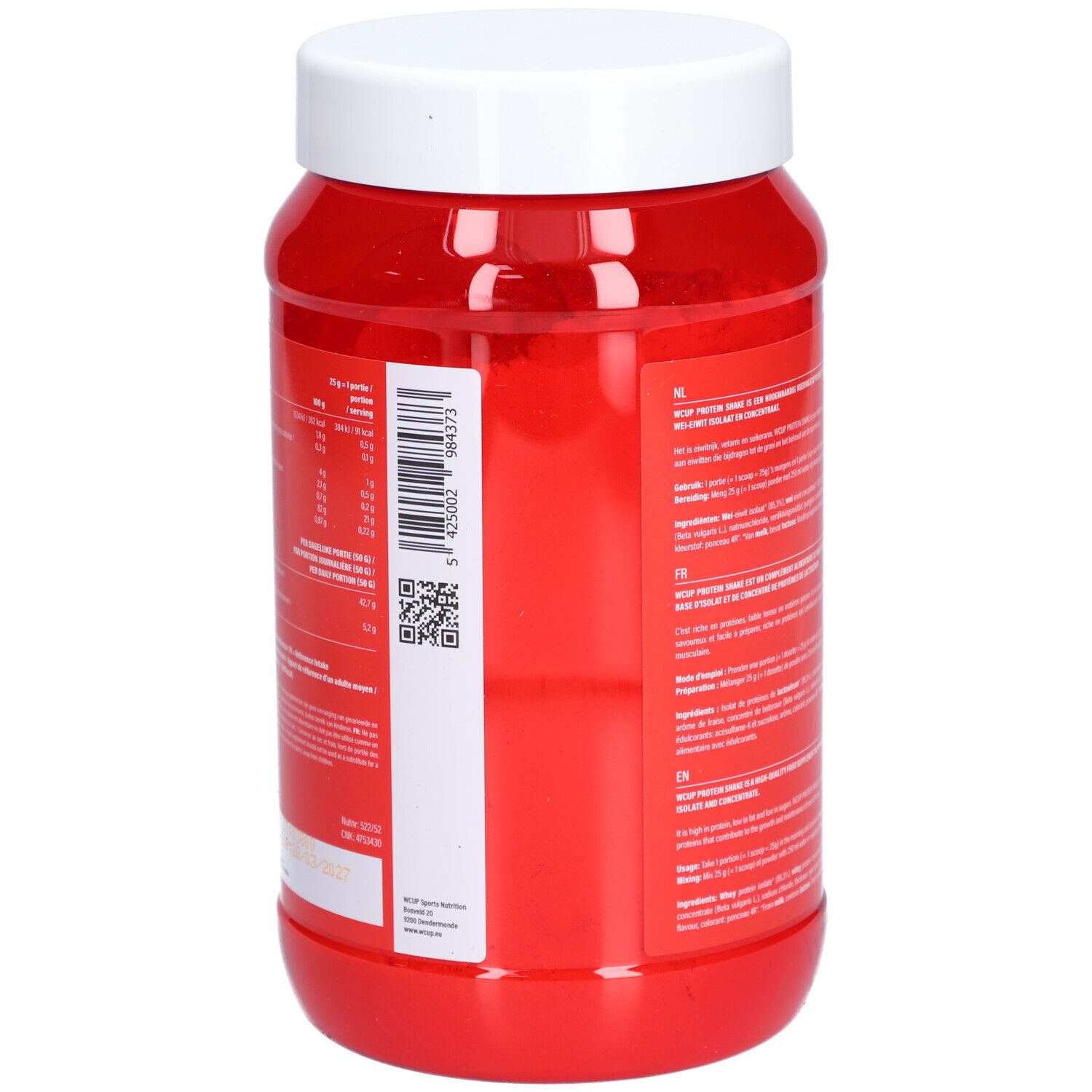 WCUP - Protein Shake Fraise