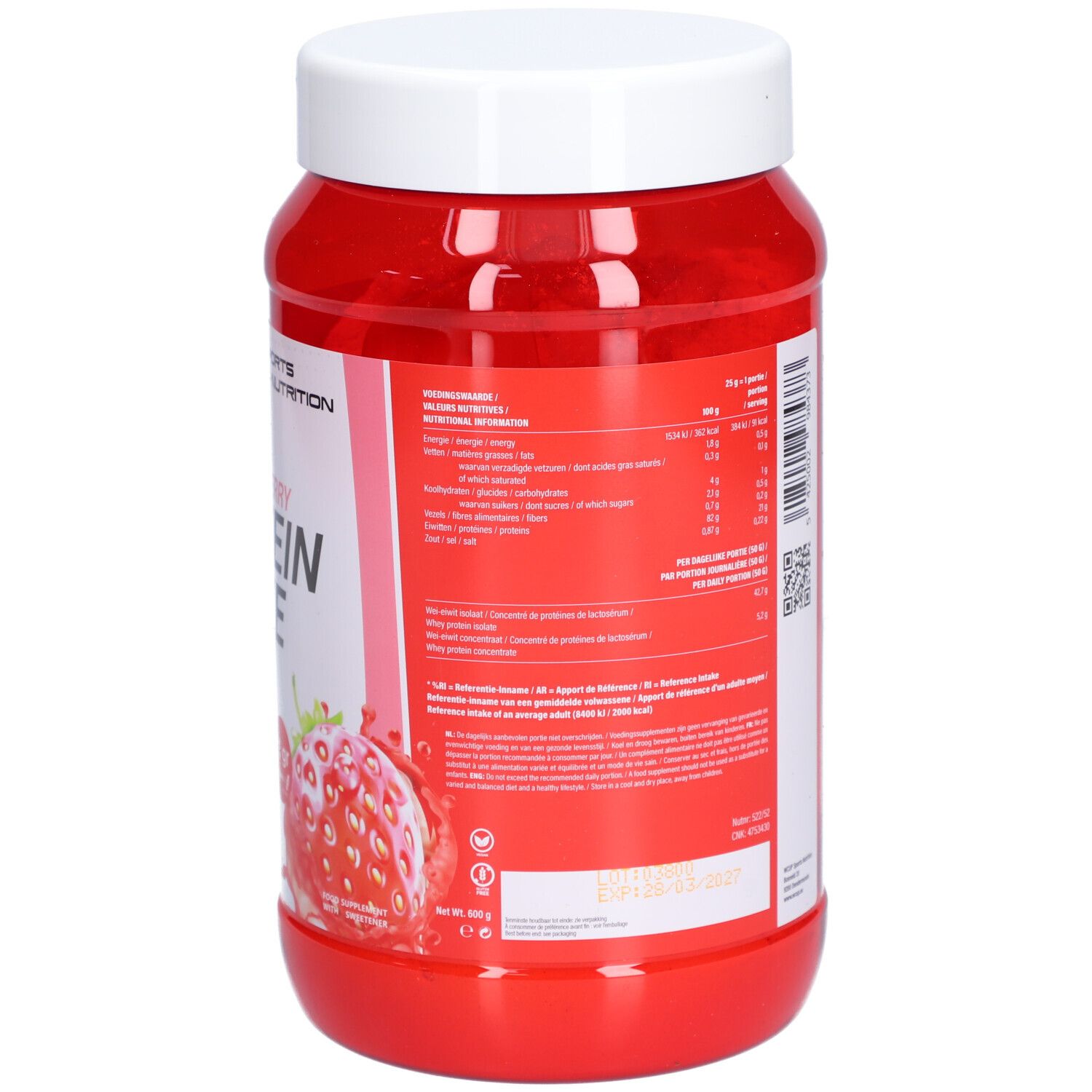WCUP - Protein Shake Fraise