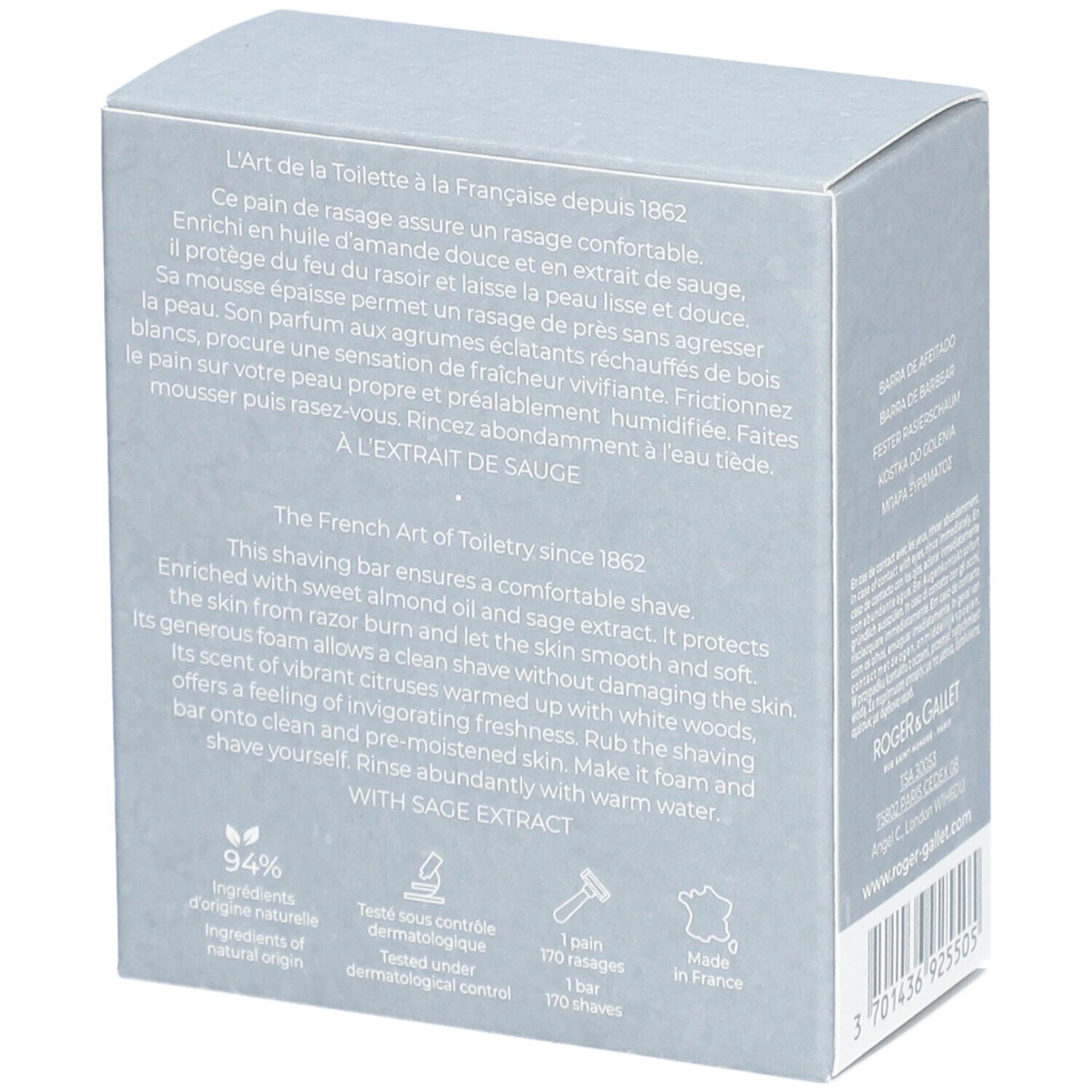 Roger & Gallet Cologne Twist Pain de Rasage