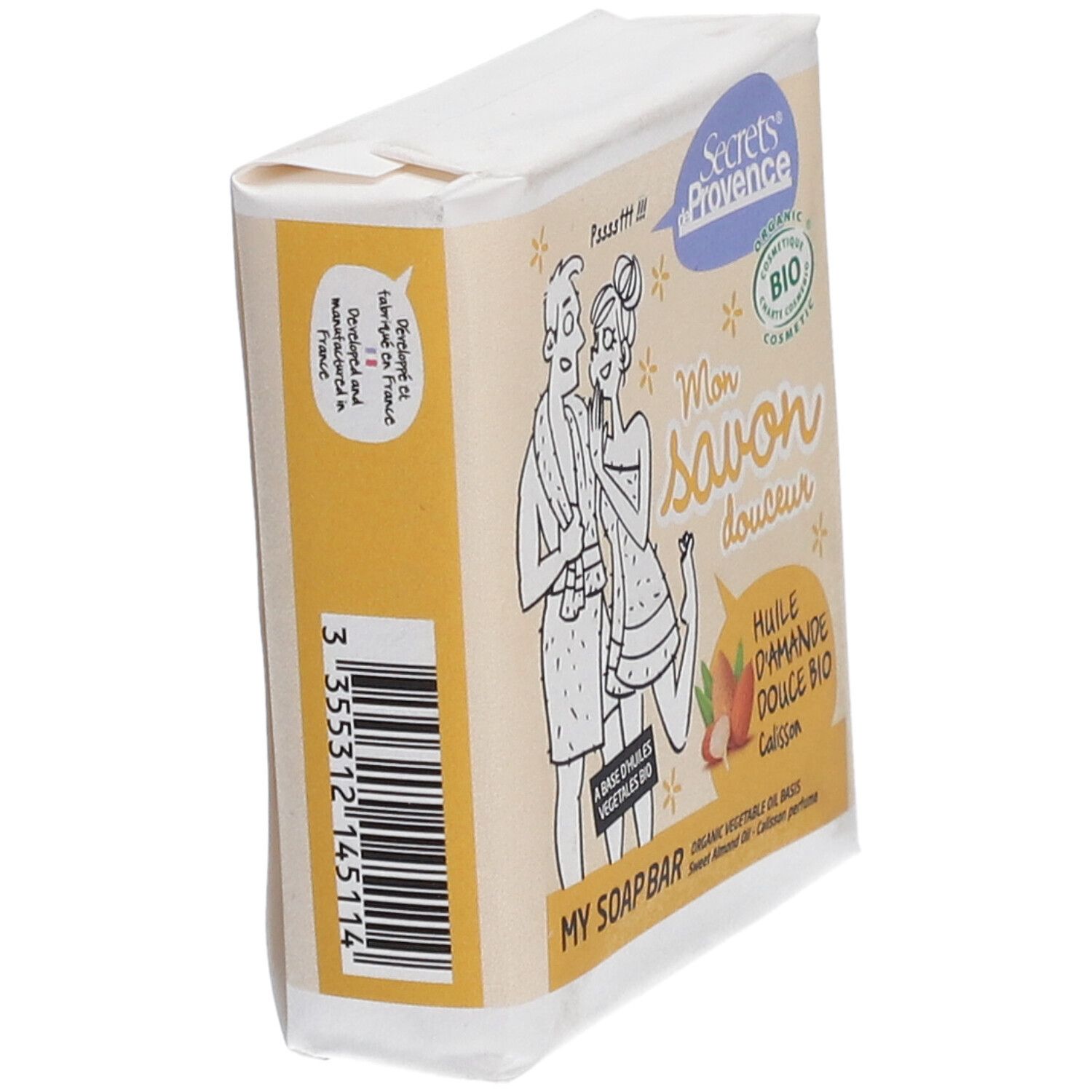Secrets de Provence Savon Huile d'Amande Douce Bio