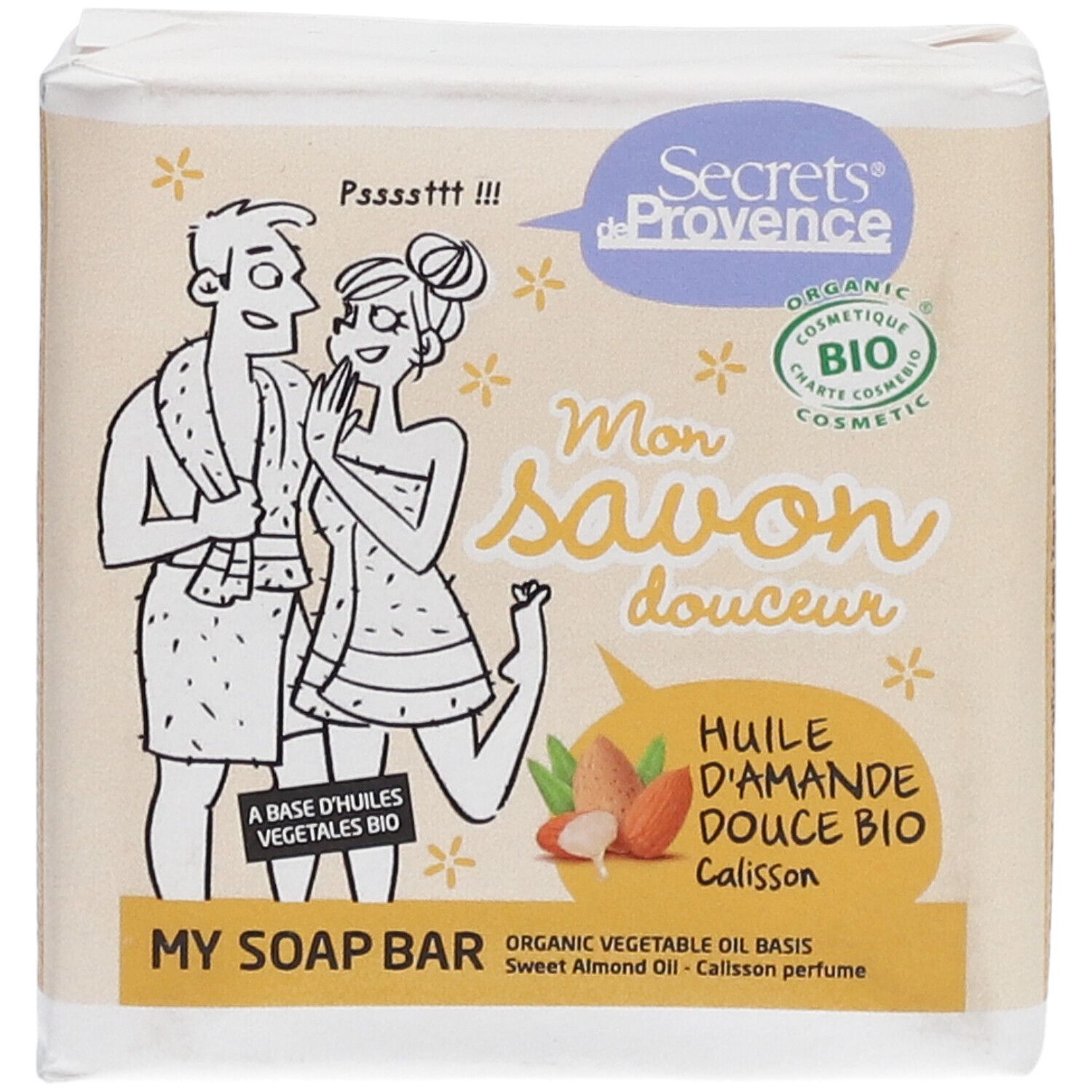 Secrets de Provence Savon Huile d'Amande Douce Bio