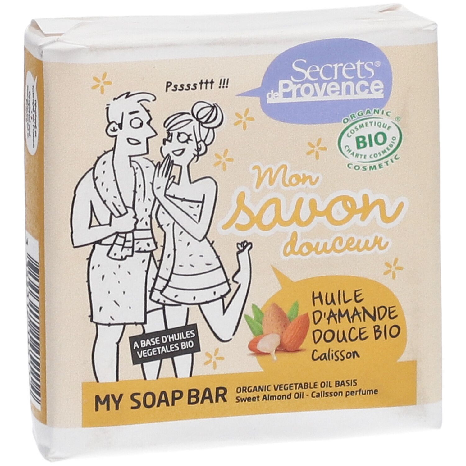 Secrets de Provence Savon Huile d'Amande Douce Bio