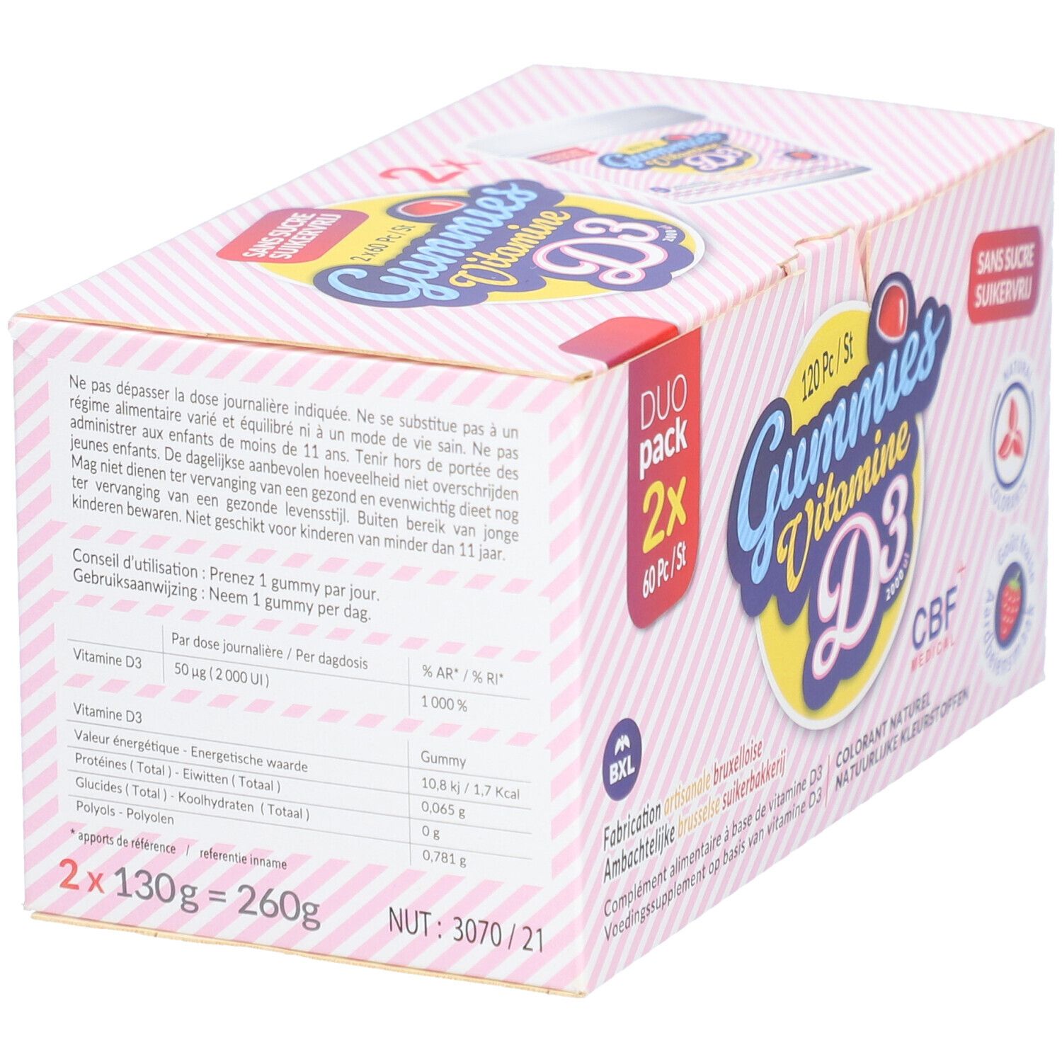 CBF Medical Vitamine D3 CBF Gummies