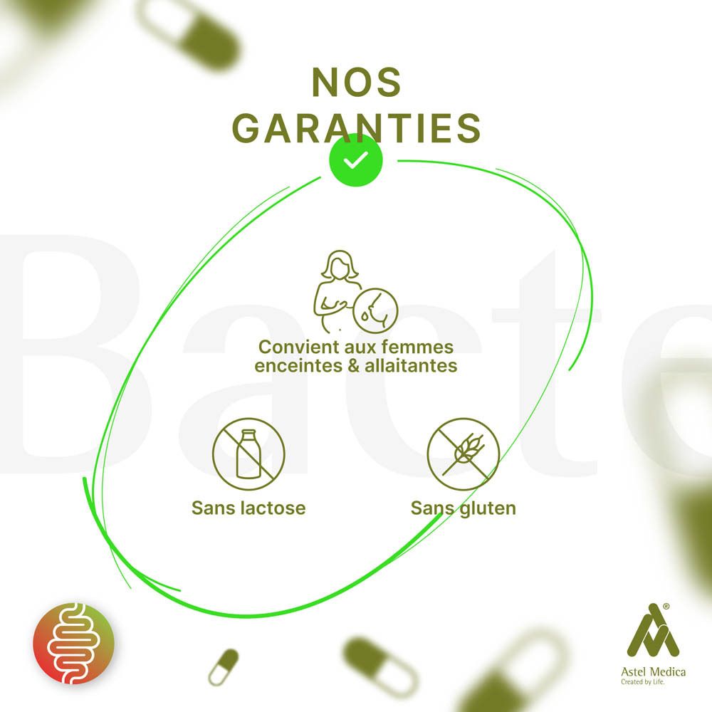 Bactecal GE boîte de 16 gélules pour selles molles, optimise les selles.