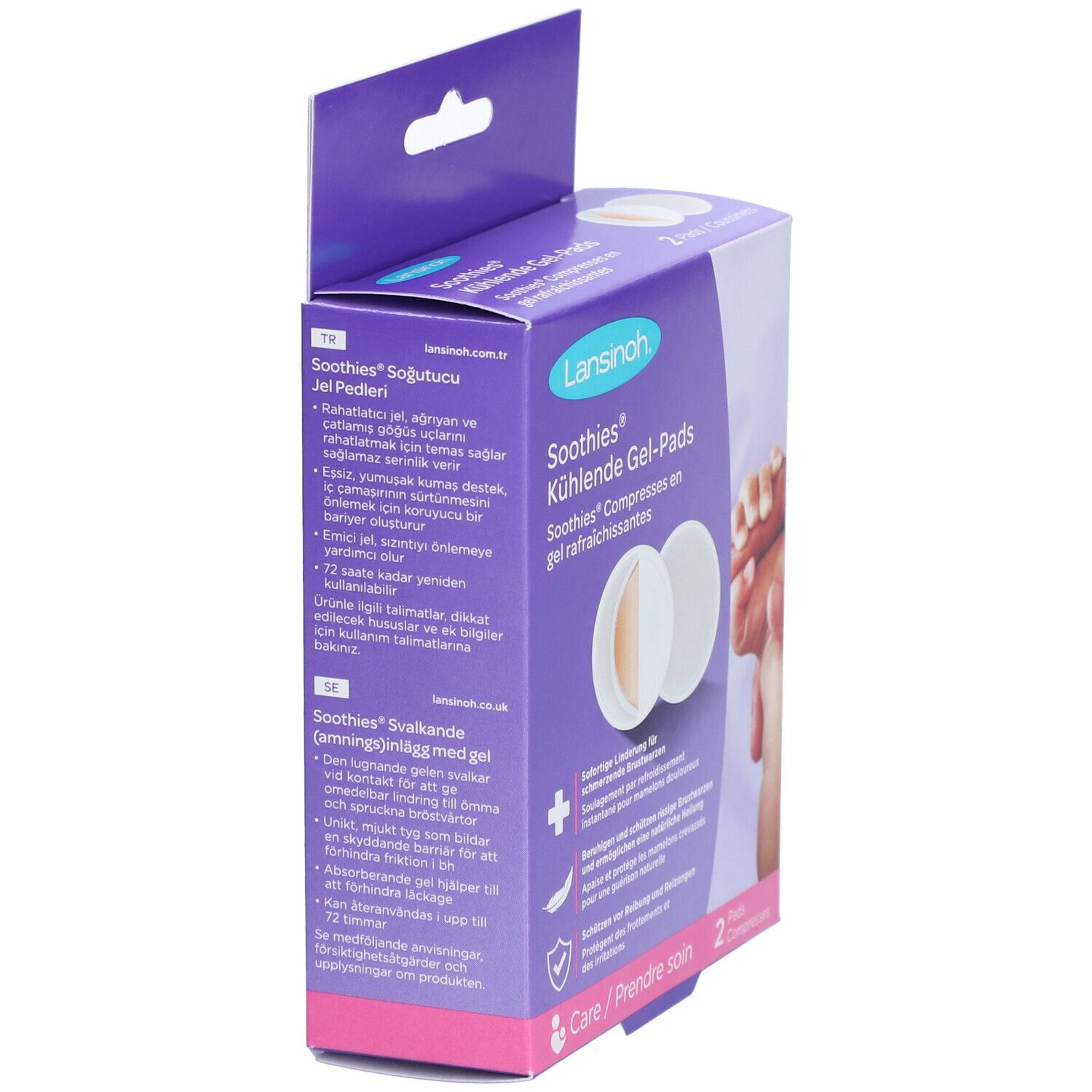 Lansinoh Soothies Compresses Apaisantes et Rafraîchissantes pour Seins