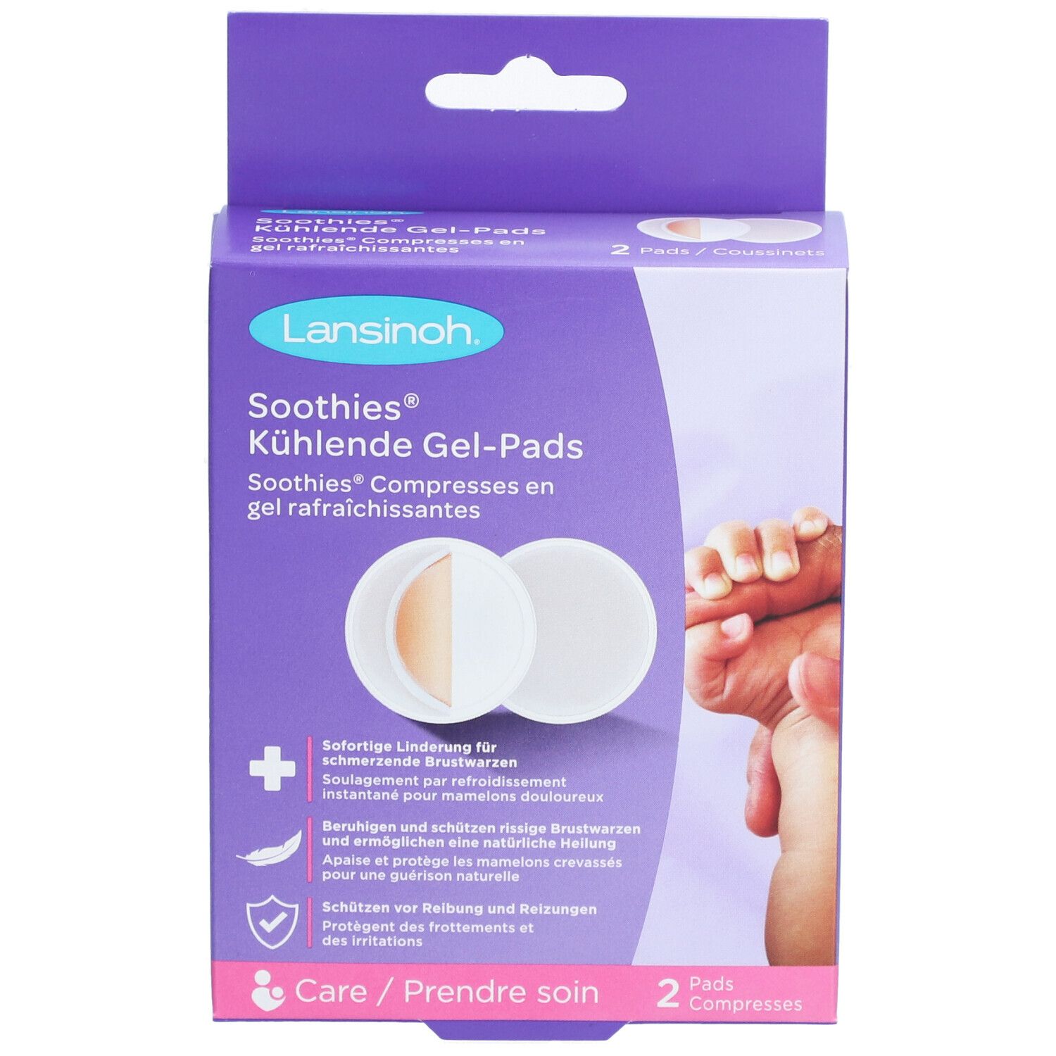Lansinoh Soothies Compresses Apaisantes et Rafraîchissantes pour Seins
