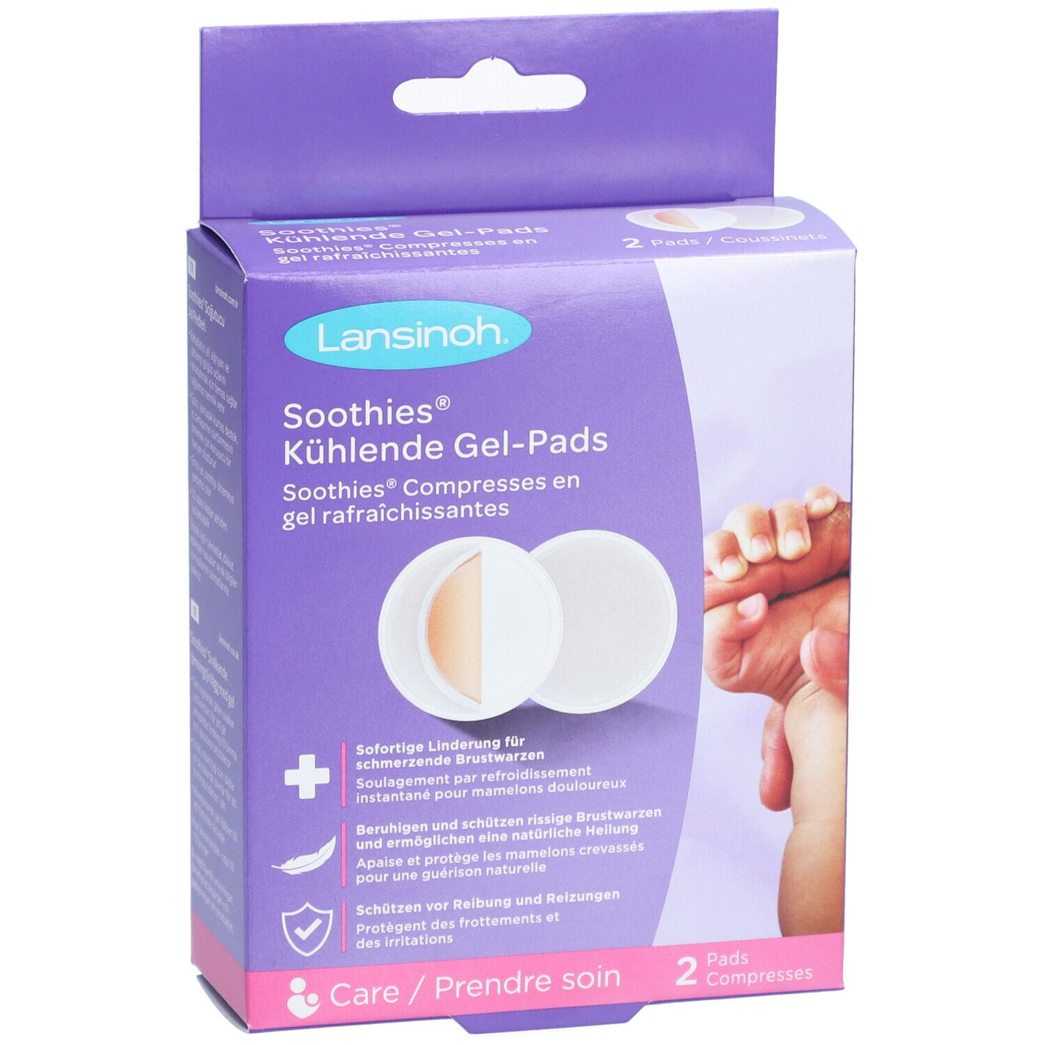 Lansinoh Soothies Compresses Apaisantes et Rafraîchissantes pour Seins