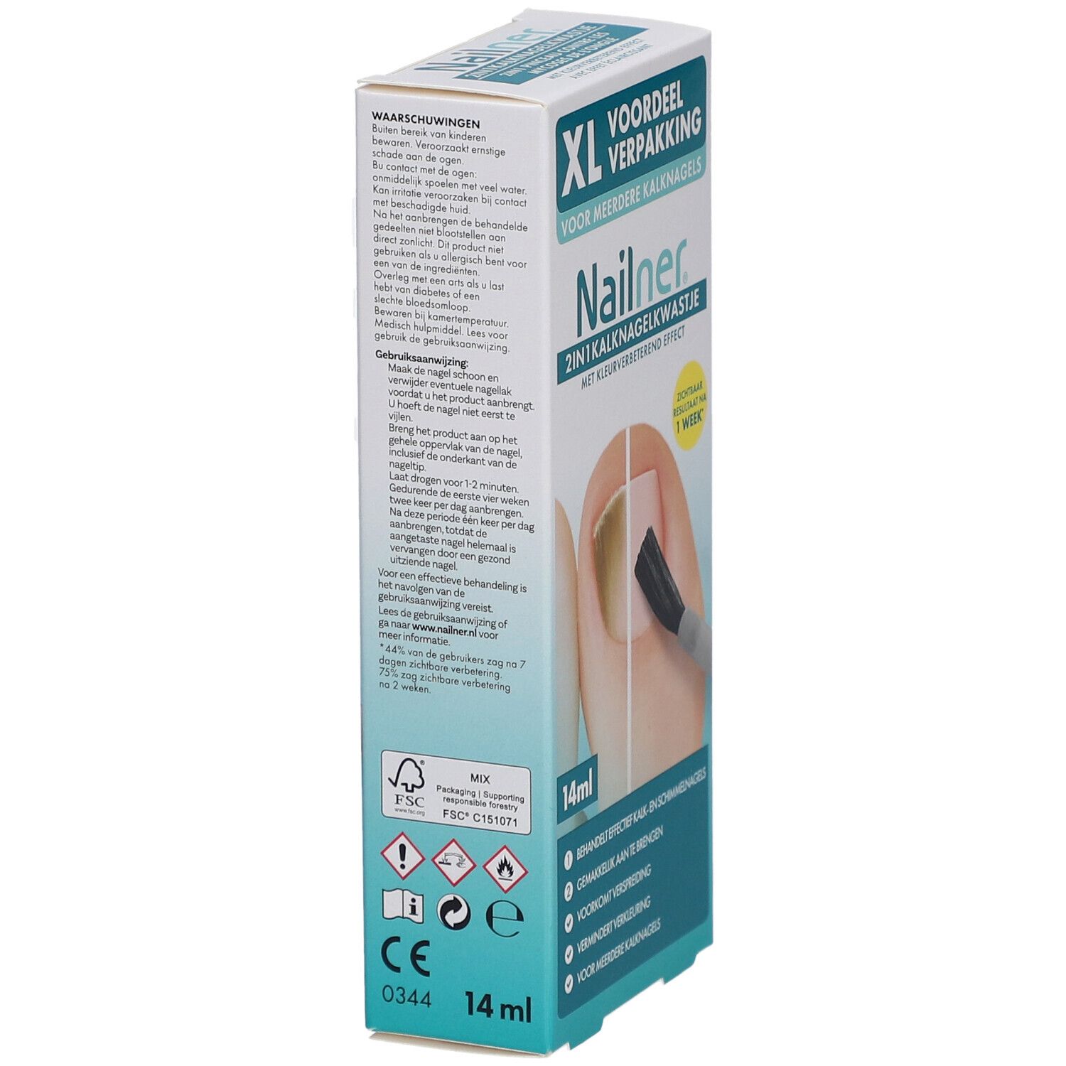 Nailner 2 en 1 pinceau contre les mycoses de l'ongle