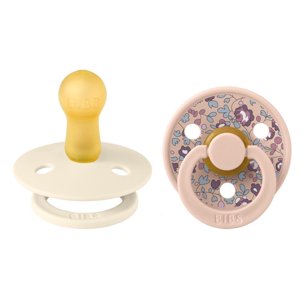 BIBS Duo de Sucettes Liberty Eloise Blush 6-18 mois