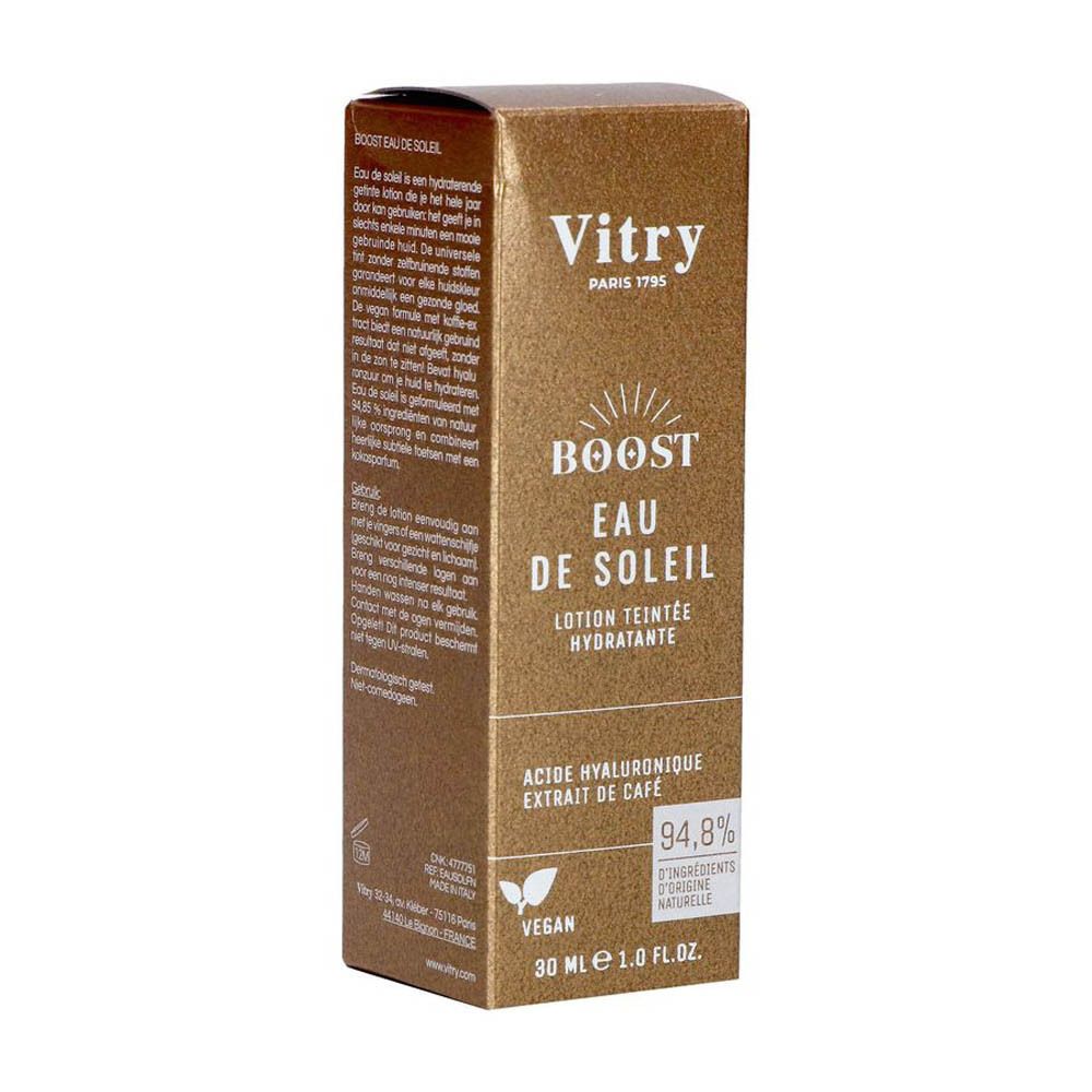 Vitry Boost Eau De Soleil, lotion teintée hydratante avec pipette, 30 ml.