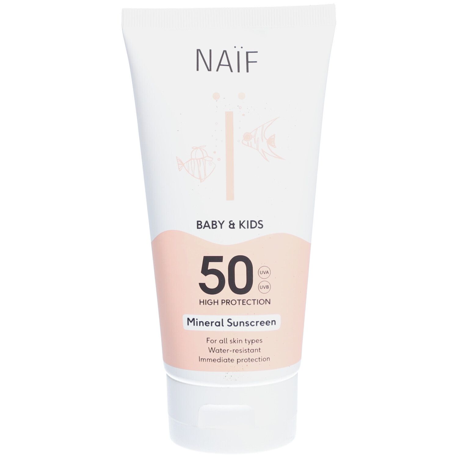 NAÏF® Protection solaire minérale bébé & enfant SPF 50