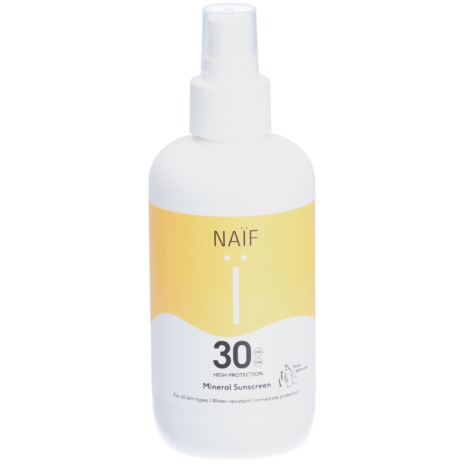 NAÏF® Spray minéral de protection solaire SPF 30