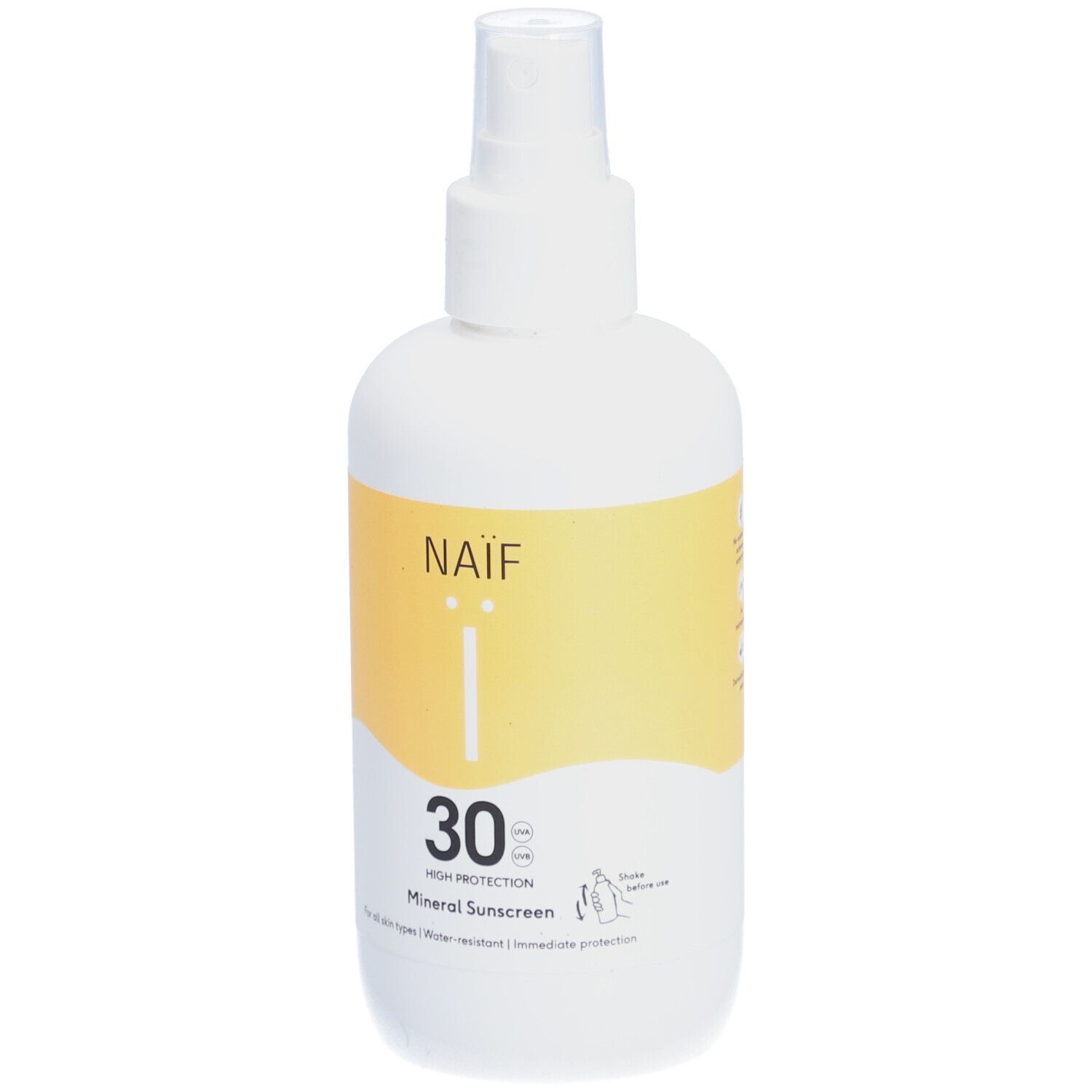 NAÏF® Spray minéral de protection solaire SPF 30
