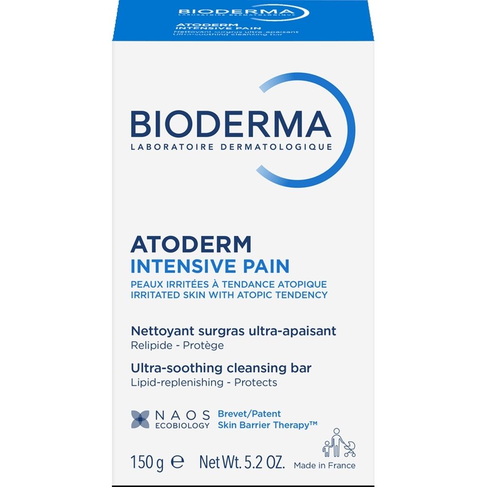Boîte Bioderma Atoderm Pain Nettoyant Intensif, 150g.