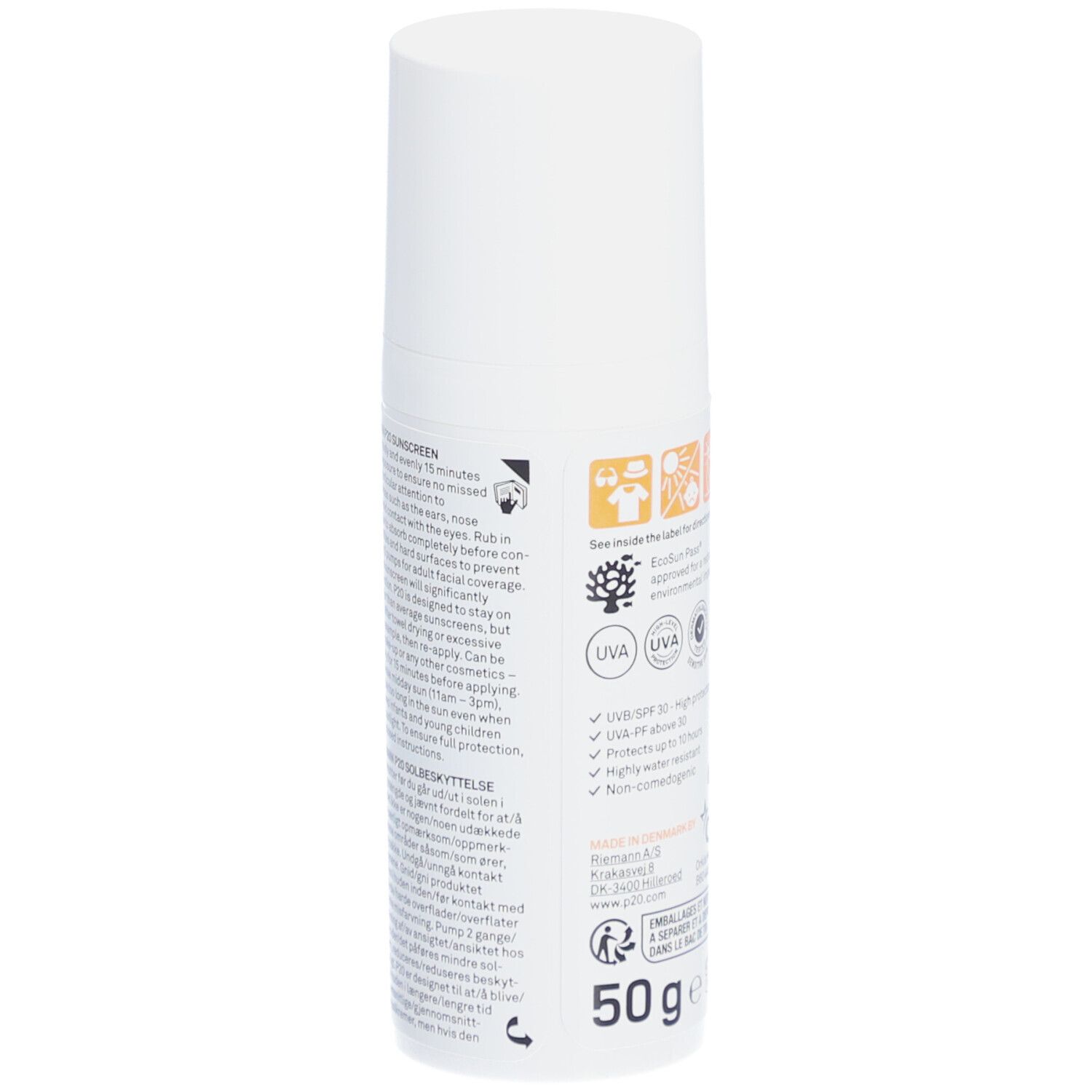 P20 Original Face Crème Solaire SPF30
