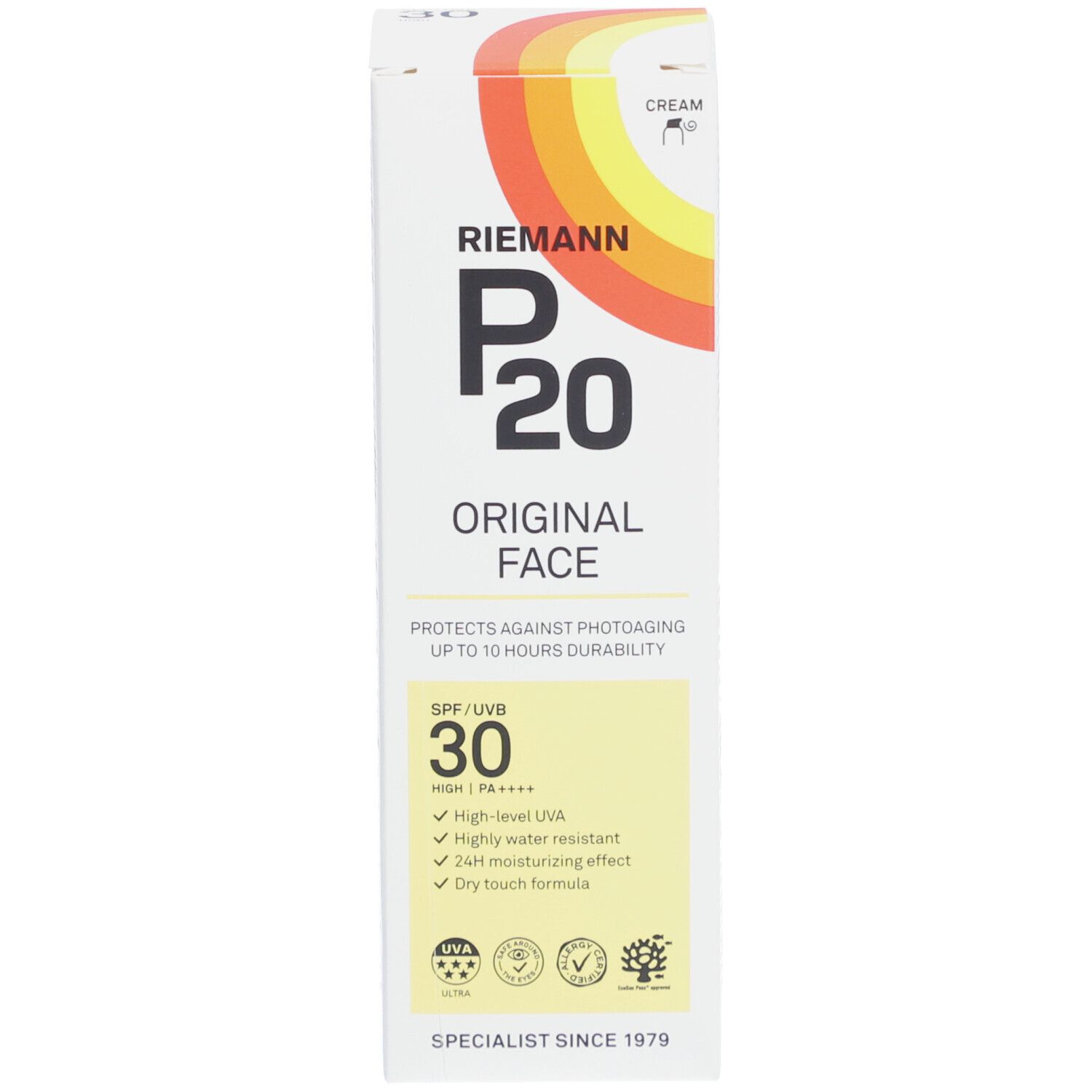 P20 Original Face Crème Solaire SPF30