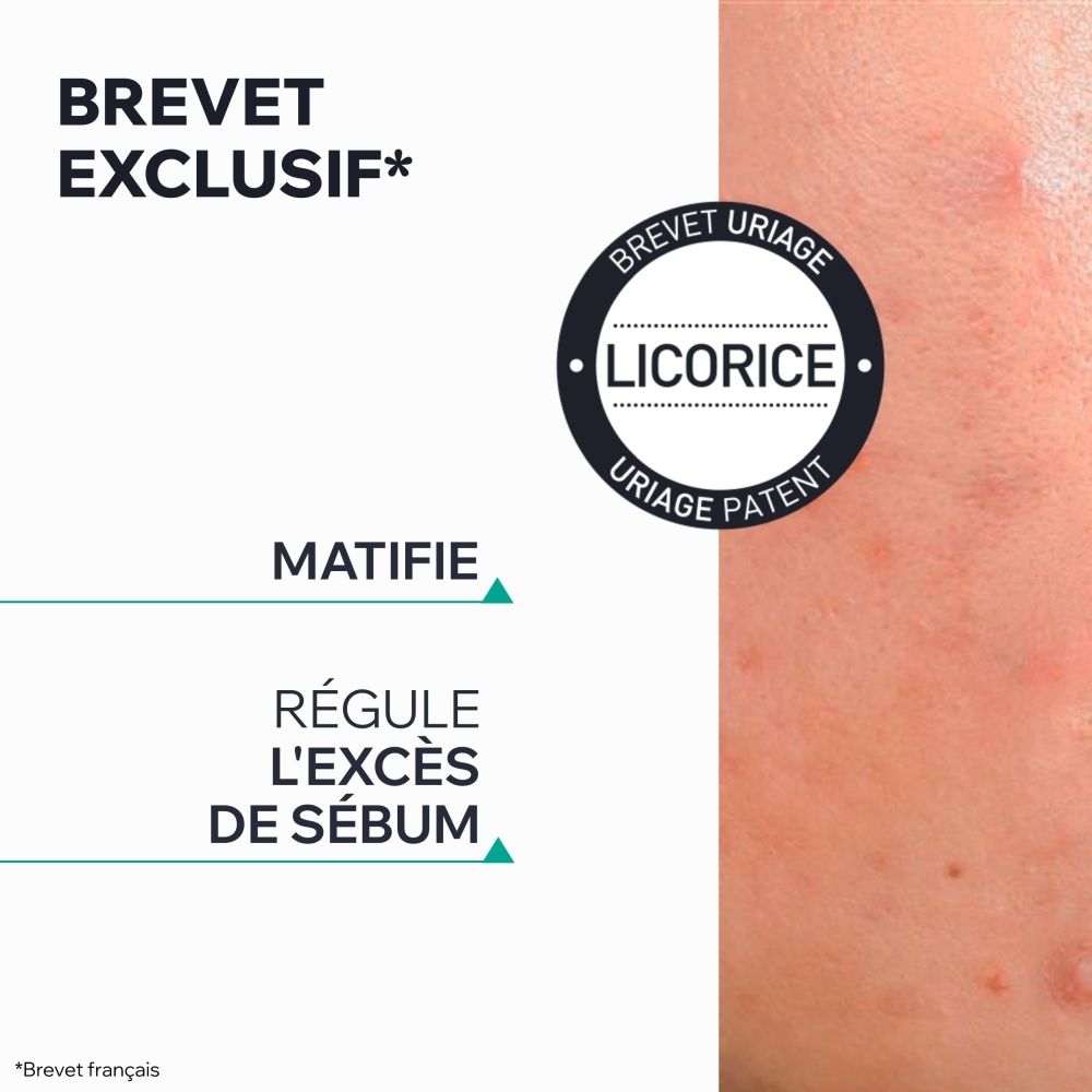 Uriage Hyséac Pâte SOS : pot avec couvercle turquoise et corps blanc, contenant les informations produit.