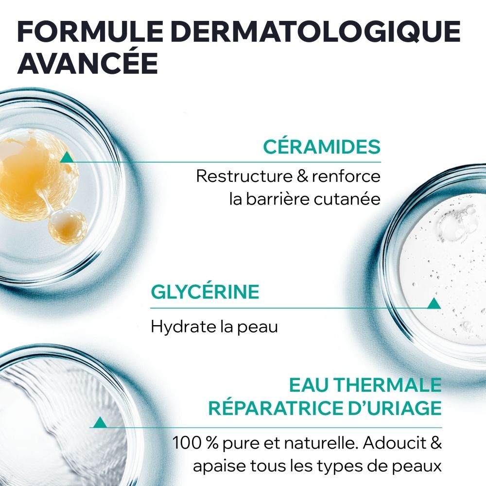 Uriage Hyseac Hydra Crème: 6.8% AHA, Acide Salicylique et Zinc.