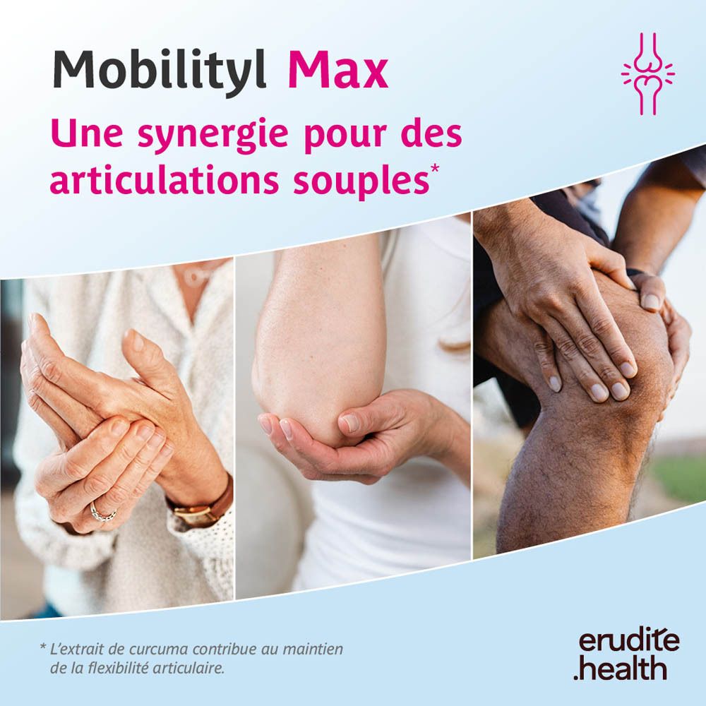 Mobilityl Max : Informations sur les ingrédients et l'usage.