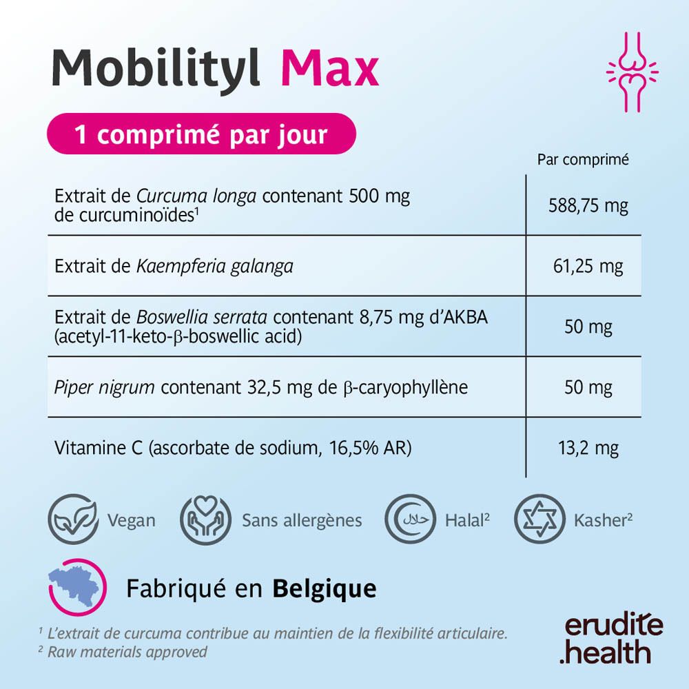 Boîte de Mobilityl Max 90 comprimés, Trenker.