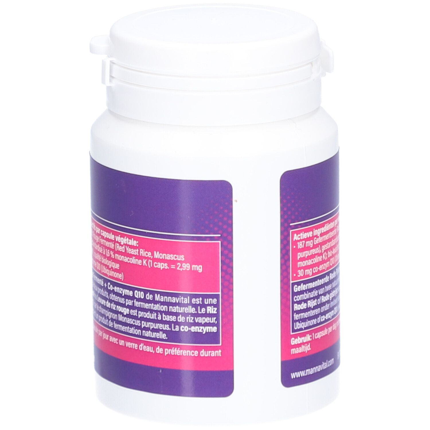 Mannavital Riz Rouge Fermenté avec Co-enzyme Q10