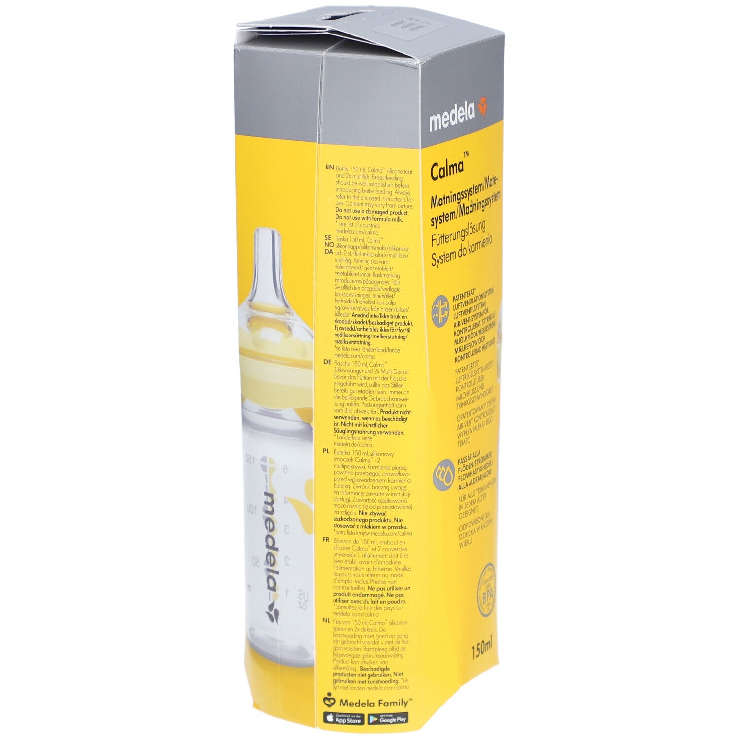 Medela Set de 3 Biberons 150 ml