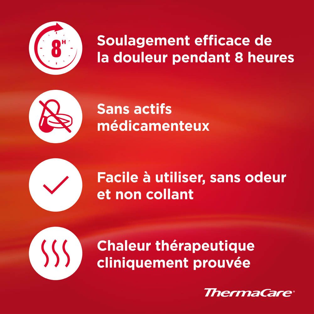 8 heures de soulagement. Sans médicaments. Facile, sans odeur. Cliniquement prouvé.