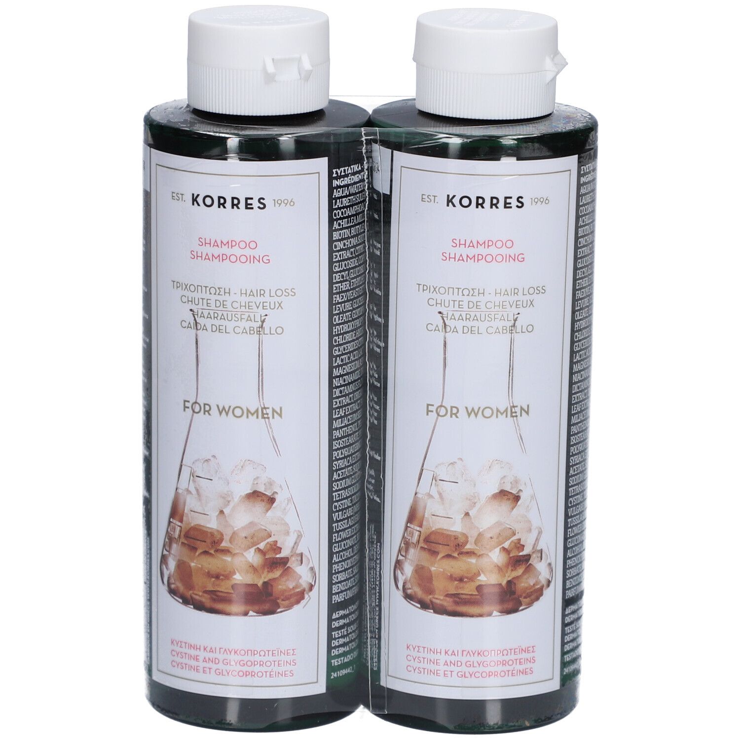 Korres Shampooing Femmes Chute de Cheveux