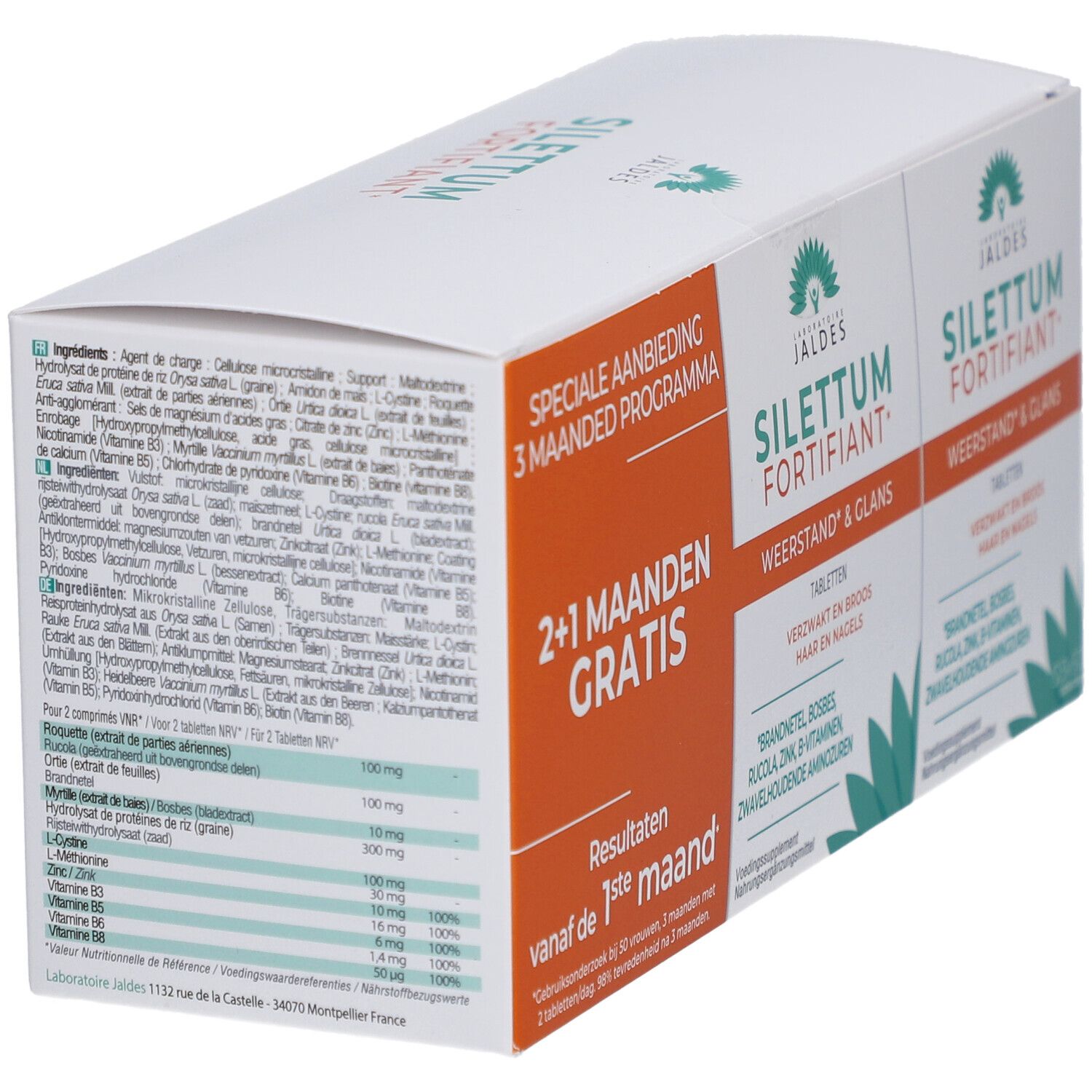Silettum Fortifiant 2+1 Mois Gratuit