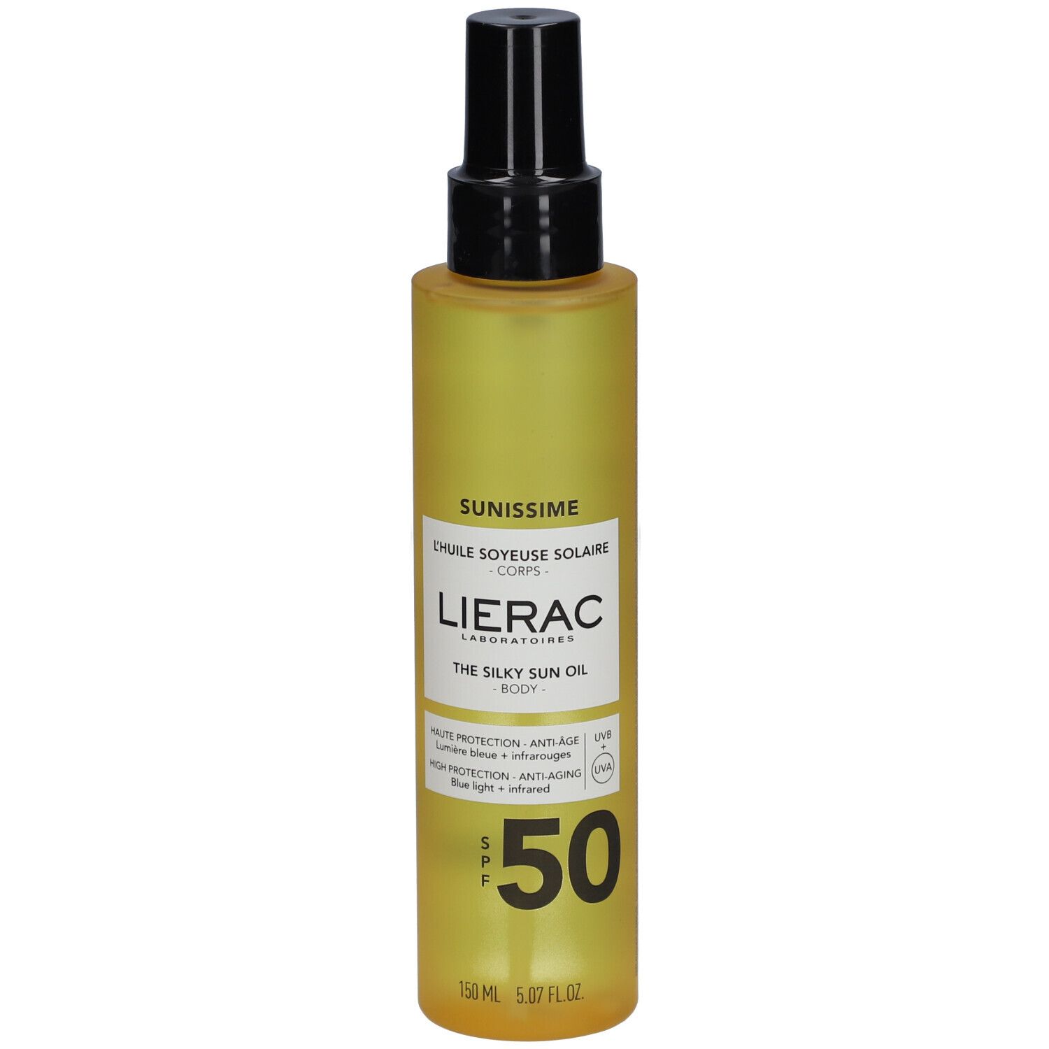 LIERAC L'Huile Soyeuse Solaire Corps SPF50
