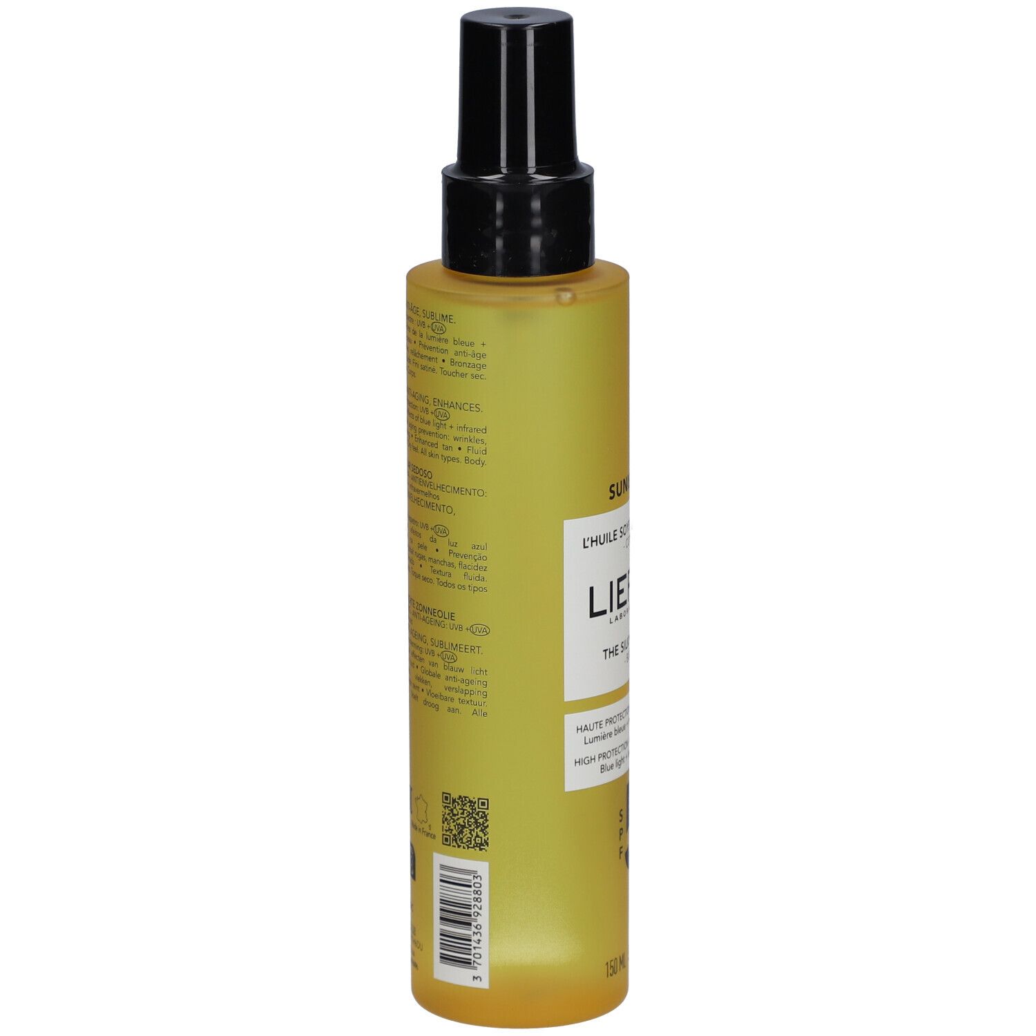 LIERAC L'Huile Soyeuse Solaire Corps SPF50