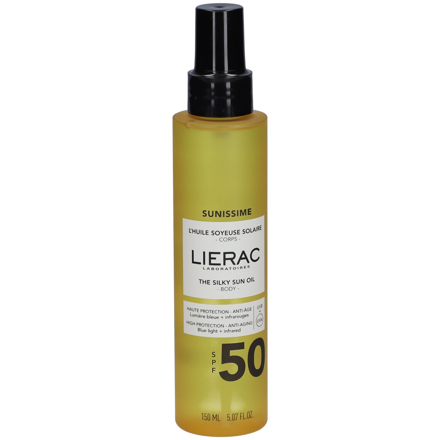 LIERAC L'Huile Soyeuse Solaire Corps SPF50