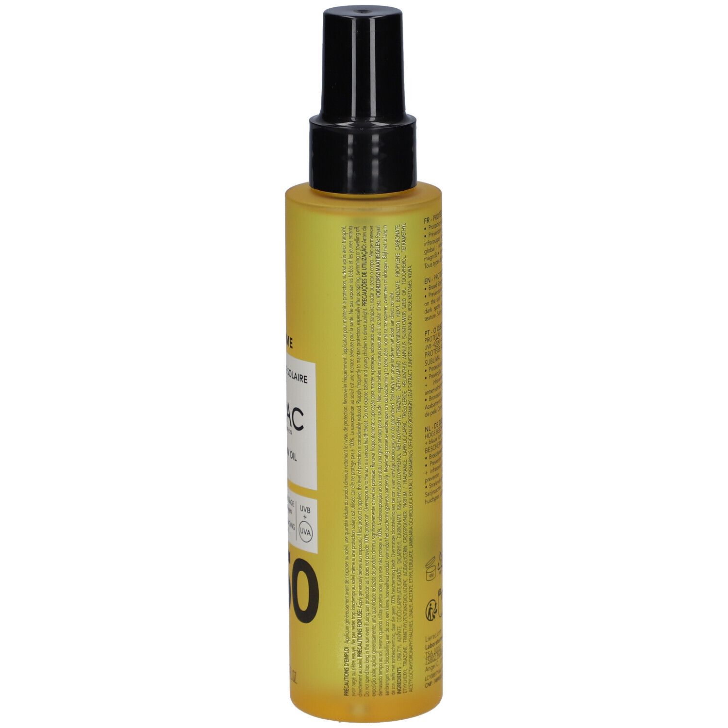 LIERAC L'Huile Soyeuse Solaire Corps SPF50