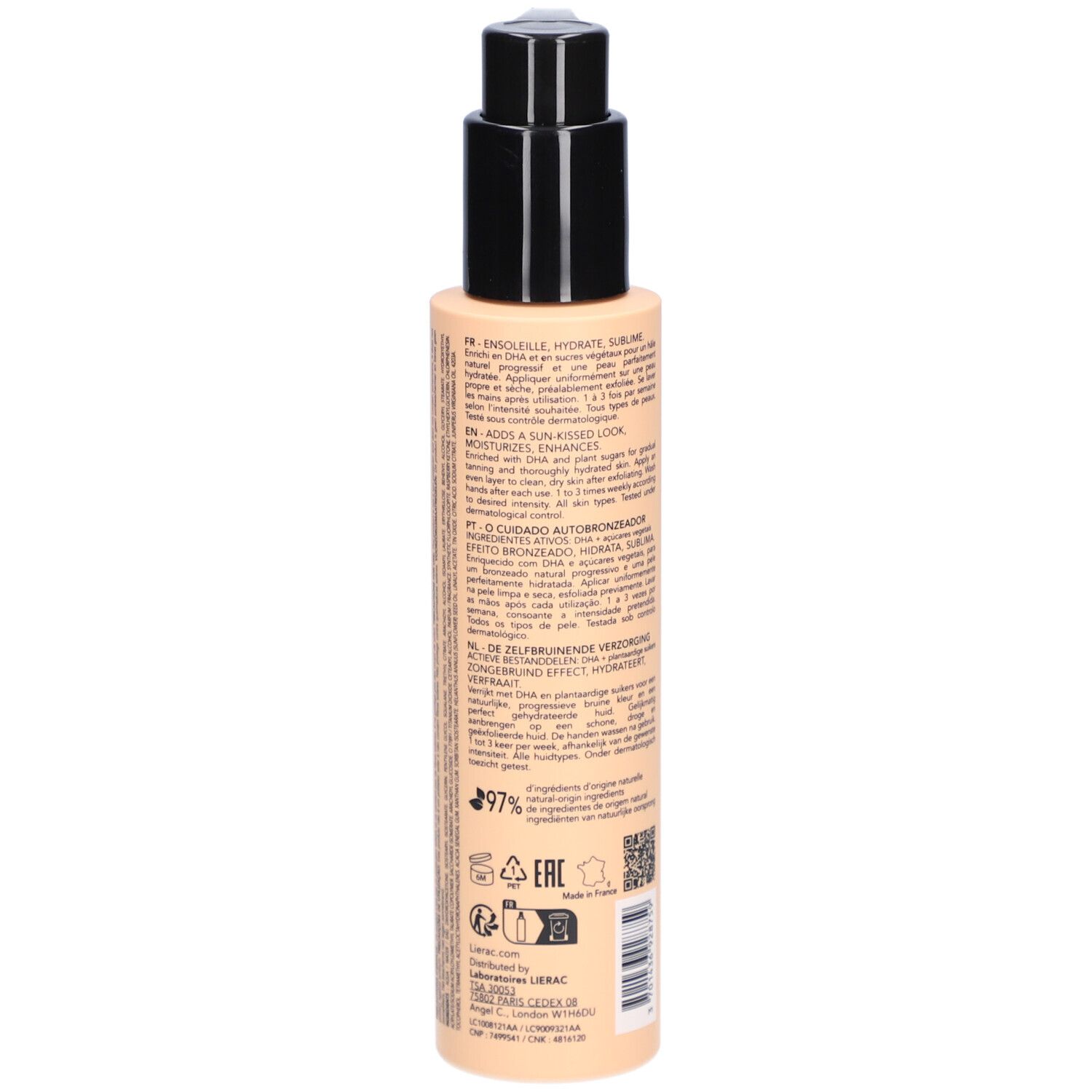 LIERAC Sunissime Le Soin Autobronzant