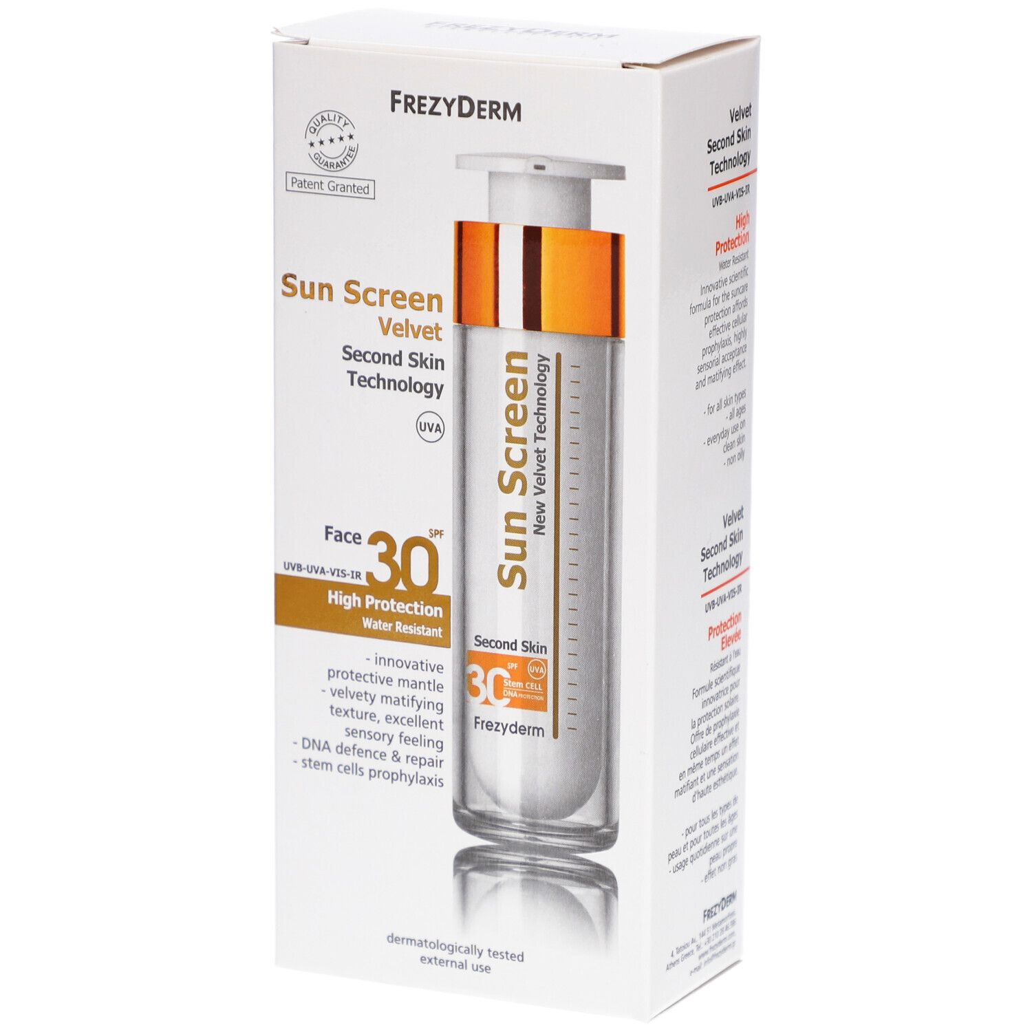 Frezyderm Sun Screen Velvet Face SPF30