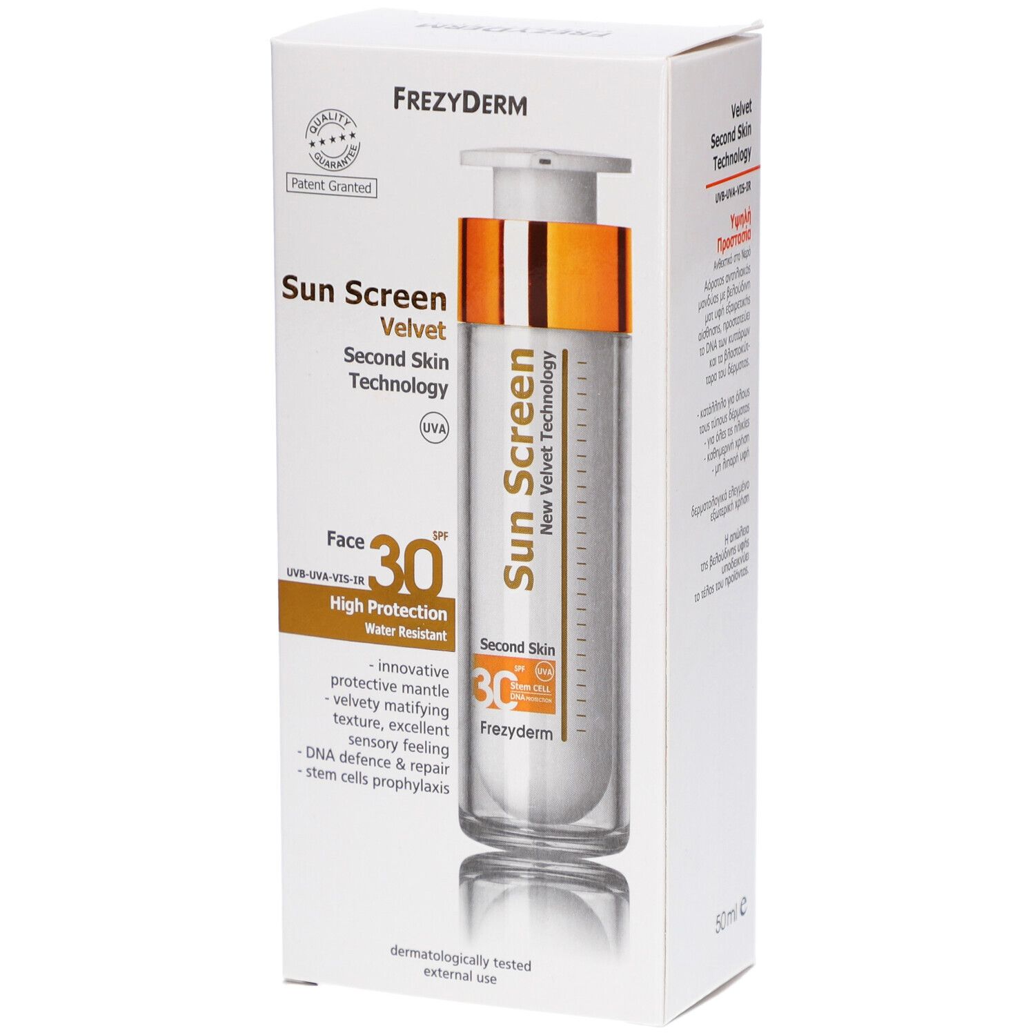 Frezyderm Sun Screen Velvet Face SPF30