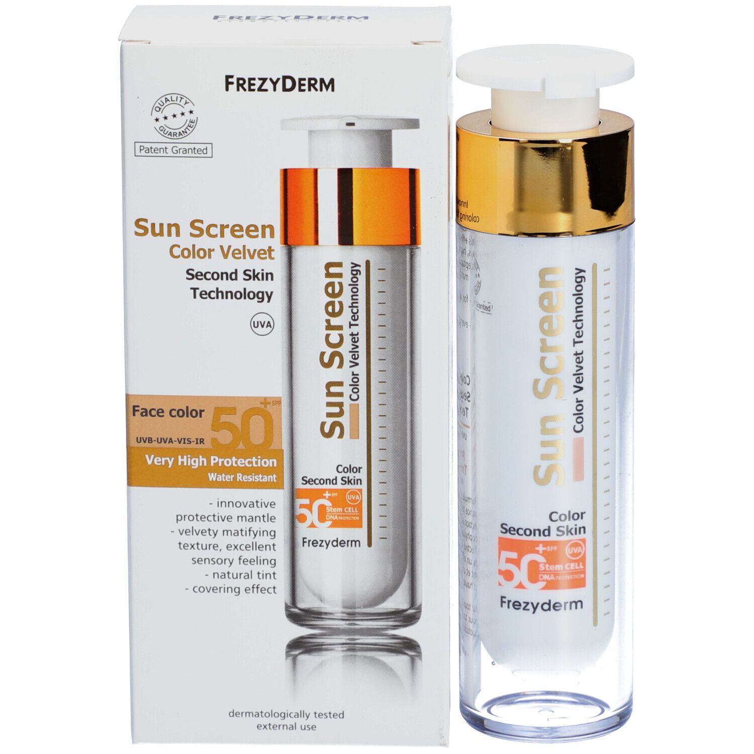 Frezyderm Sunscreen Velvet Color Face SPF50+