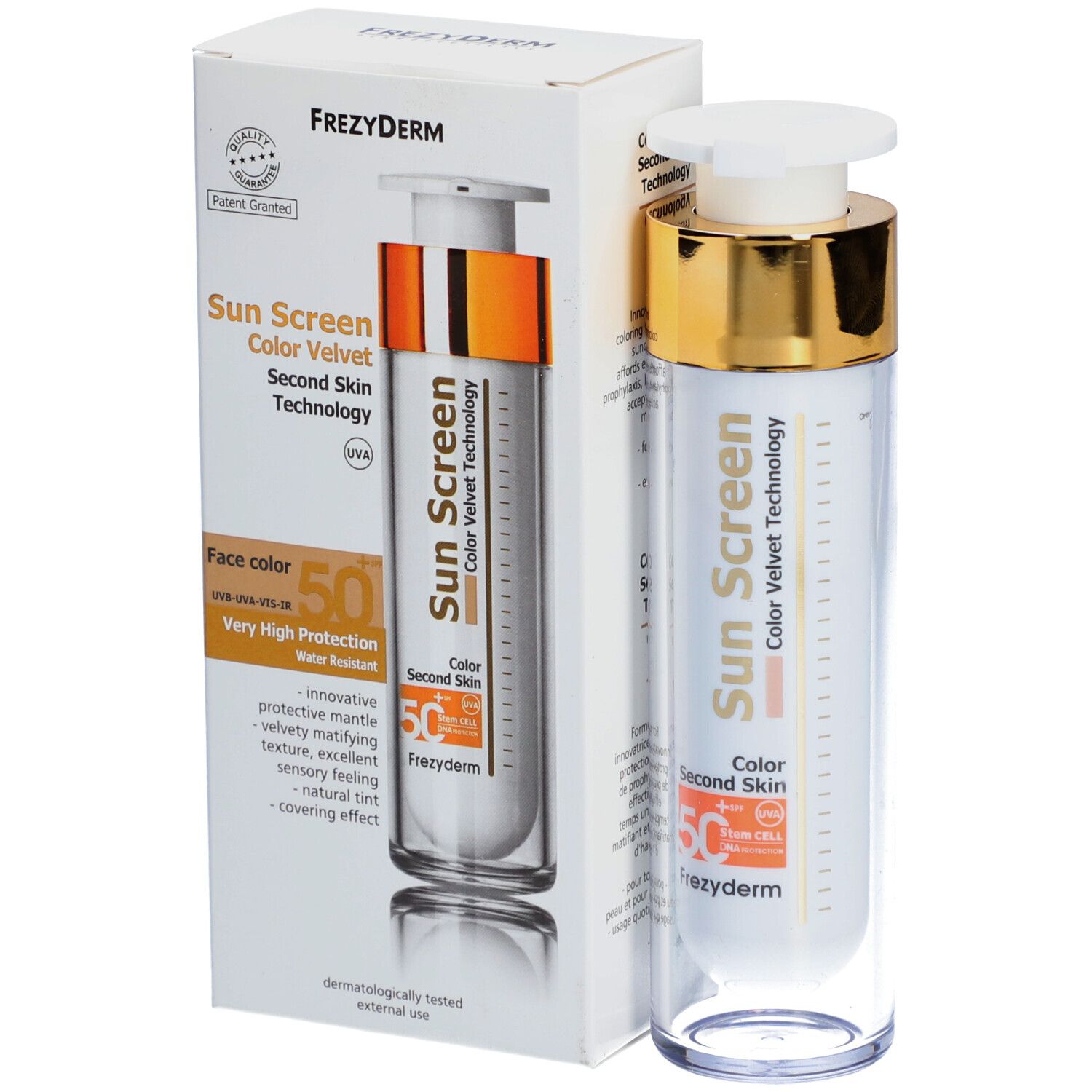 Frezyderm Sunscreen Velvet Color Face SPF50+