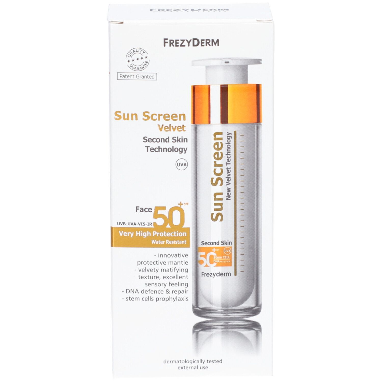 Frezyderm Sun Screen Velvet Face SPF50+