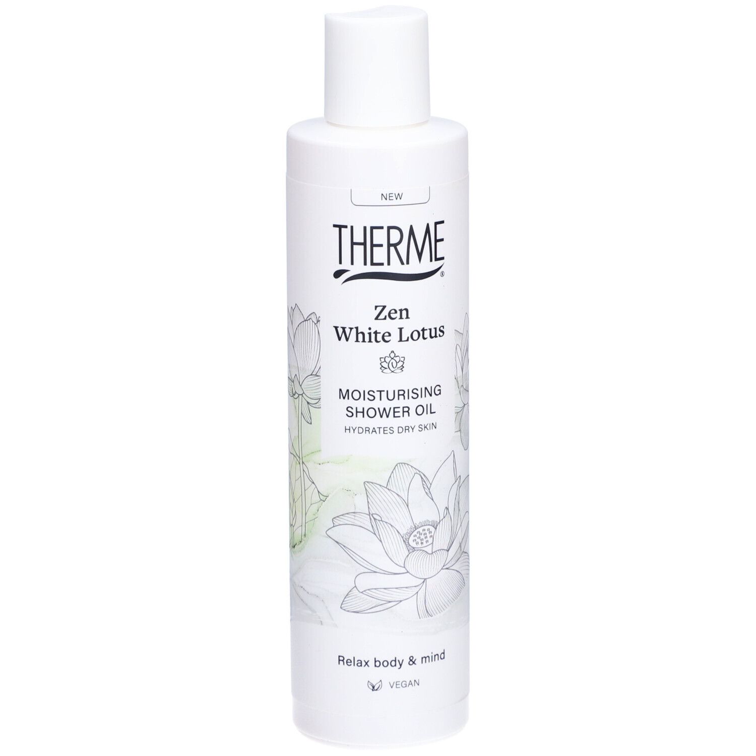 Therme Zen White Lotus Moisturizing Shower Oil