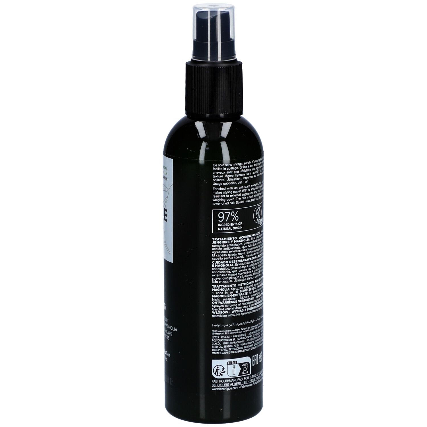 Lazartigue Hair Styling Soin Démêlant Protecteur Spray