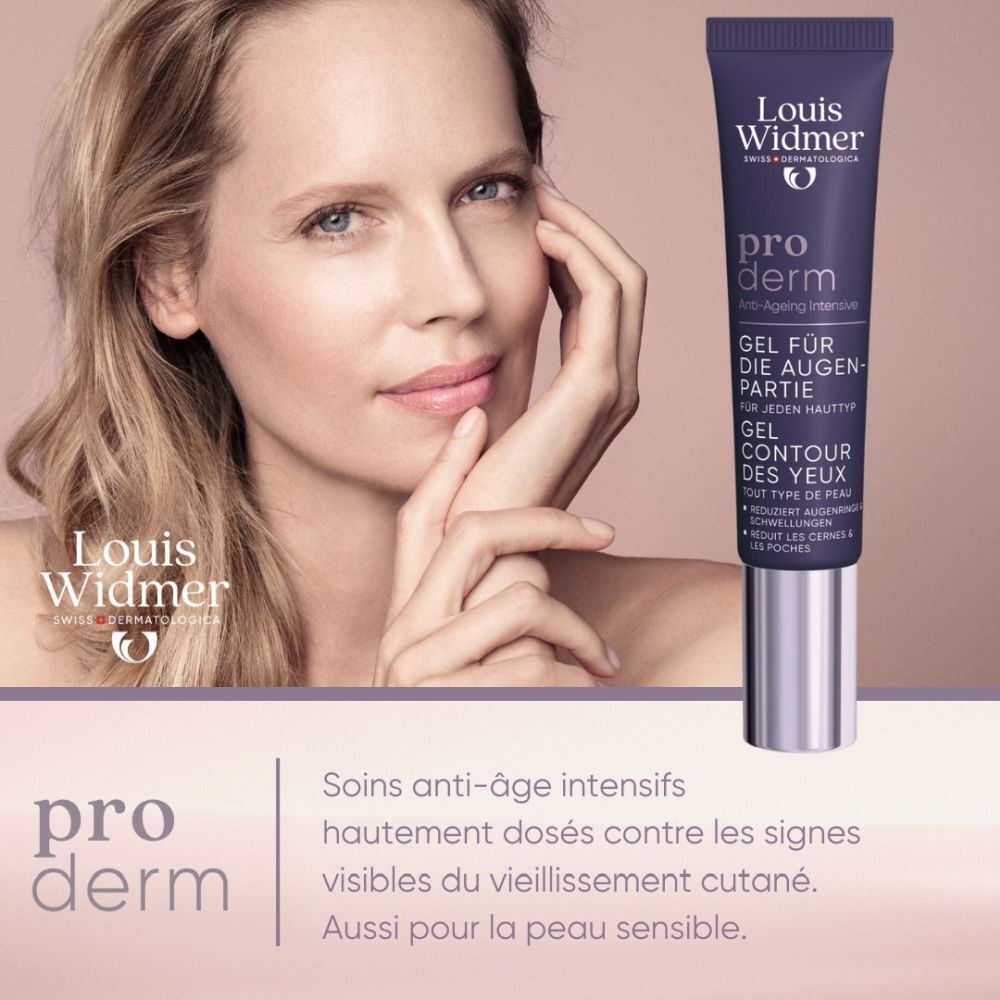 Louis Widmer Proderm Gel Contour des Yeux - Sans Parfum