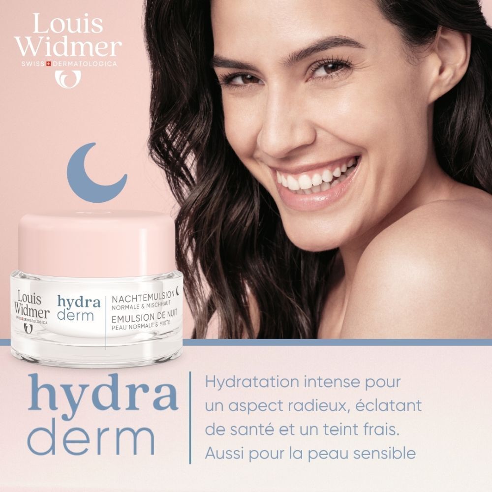 Louis Widmer Hydraderm Émulsion de Nuit Sans Parfum