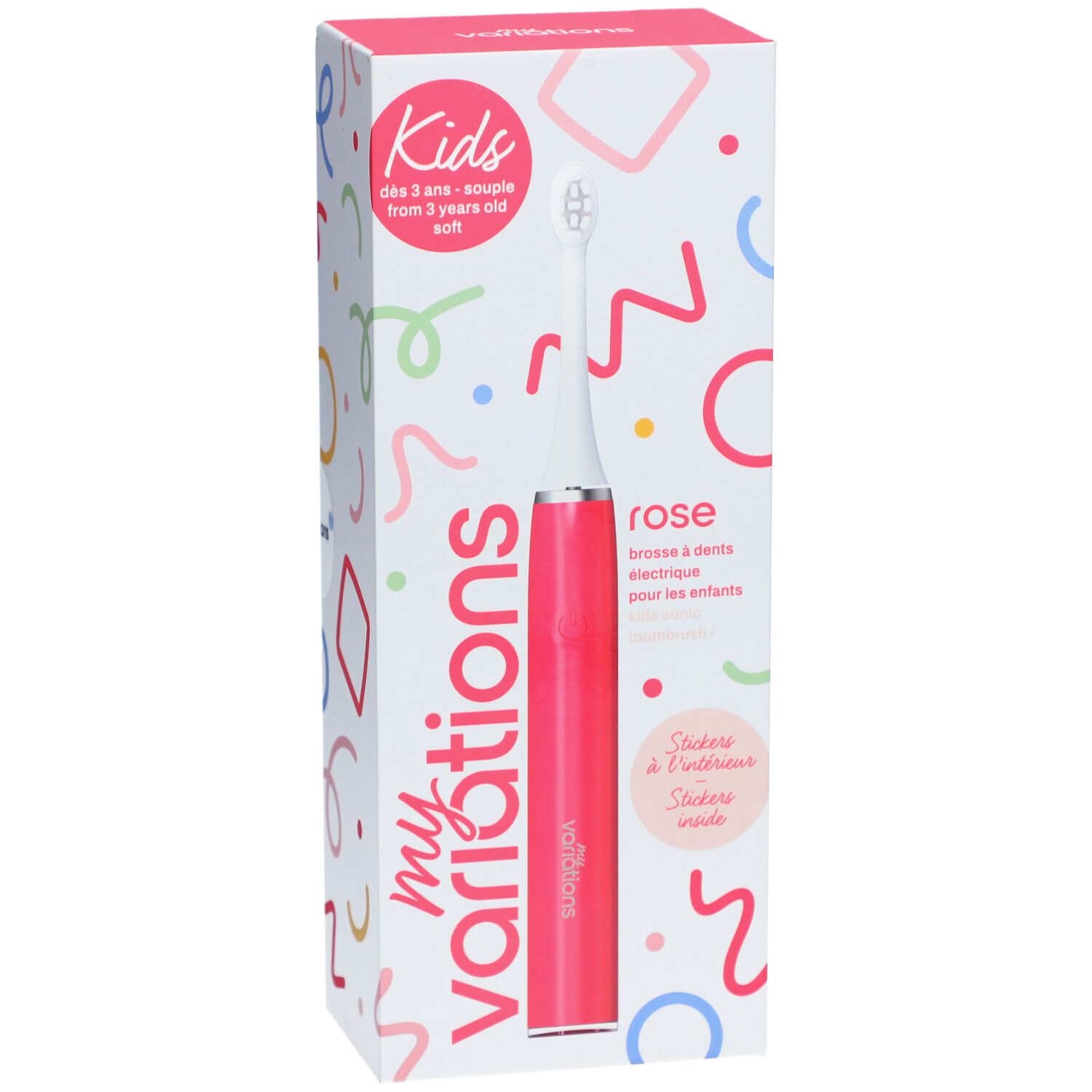 Myvariations Brosse à Dents Electrique Kids Sonic Rose