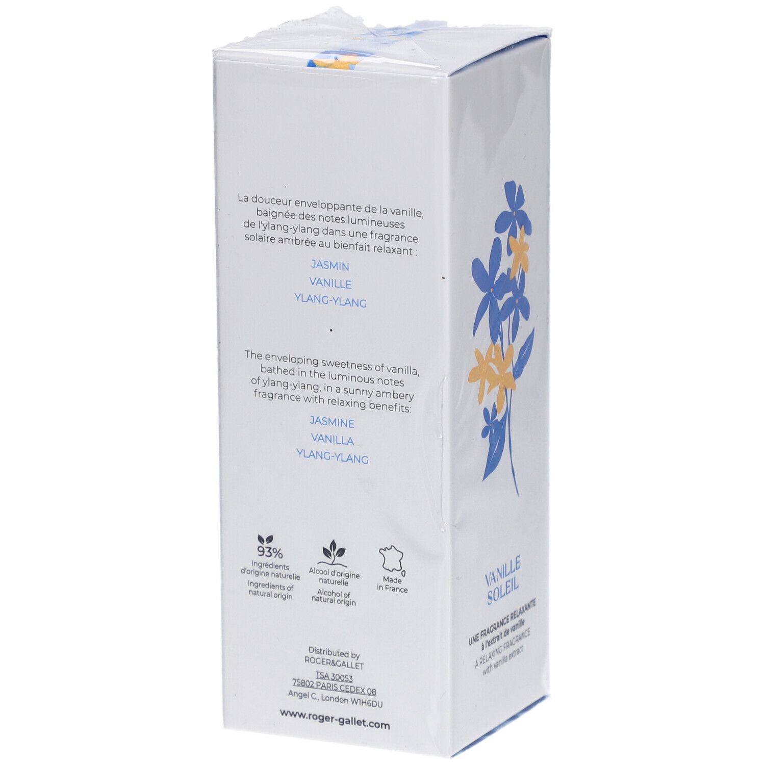 Roger&Gallet Eau Parfumée Bienfaisante Vanille Soleil 100ml