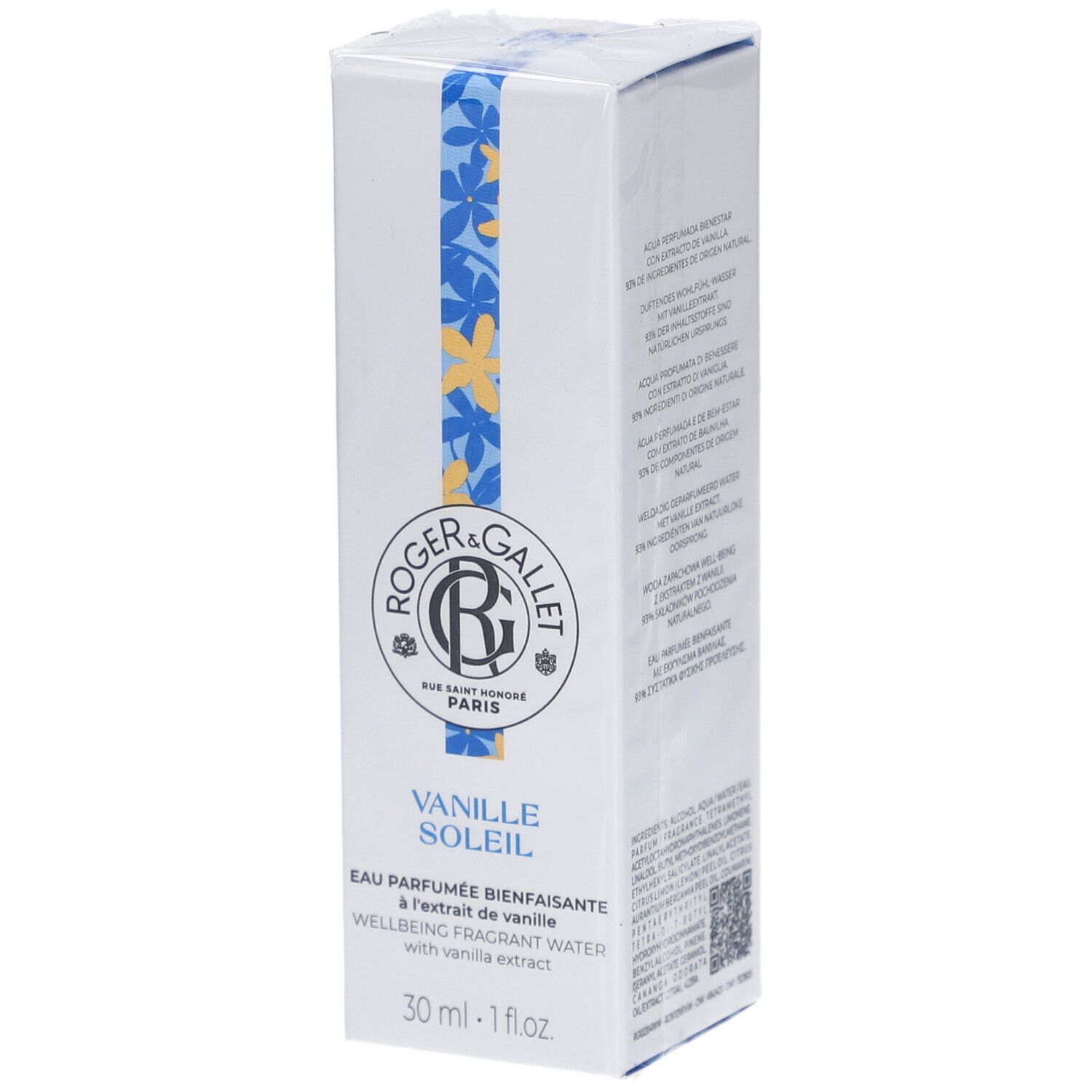Roger&Gallet Eau Parfumée Bienfaisante Vanille Soleil 30ml