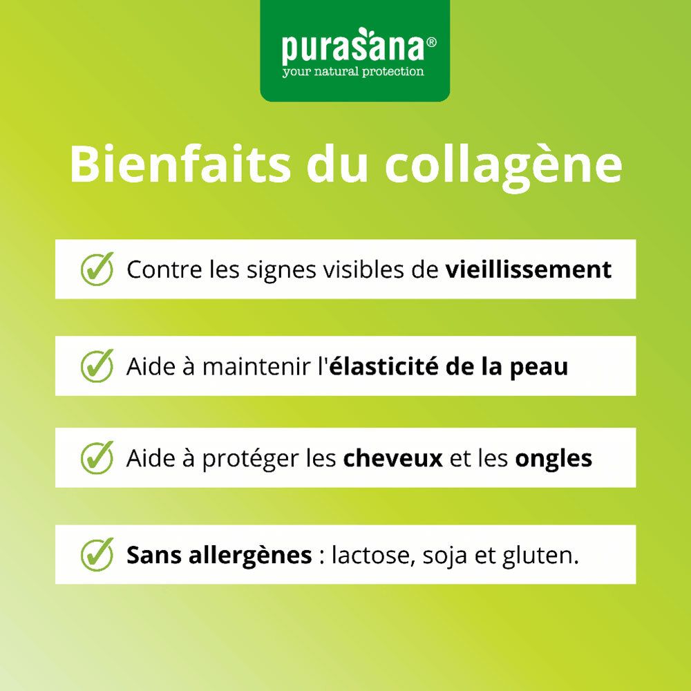 Purasana Feel Beautiful Collagen + Matcha Saveur Mojito